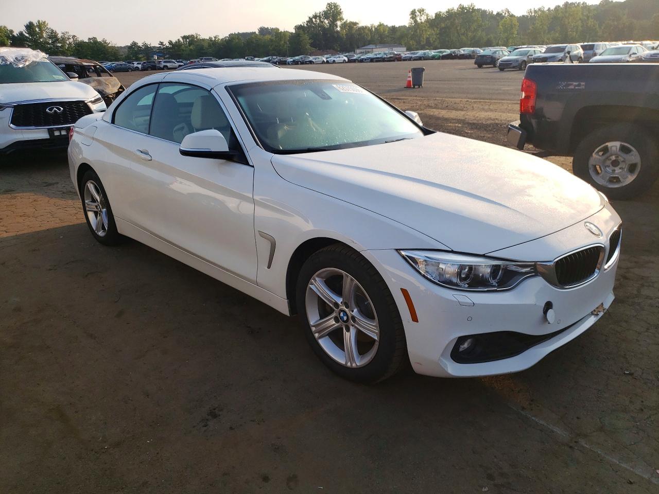2014 Bmw 428 Xi Sulev White vin: WBA3T1C59EPS98383