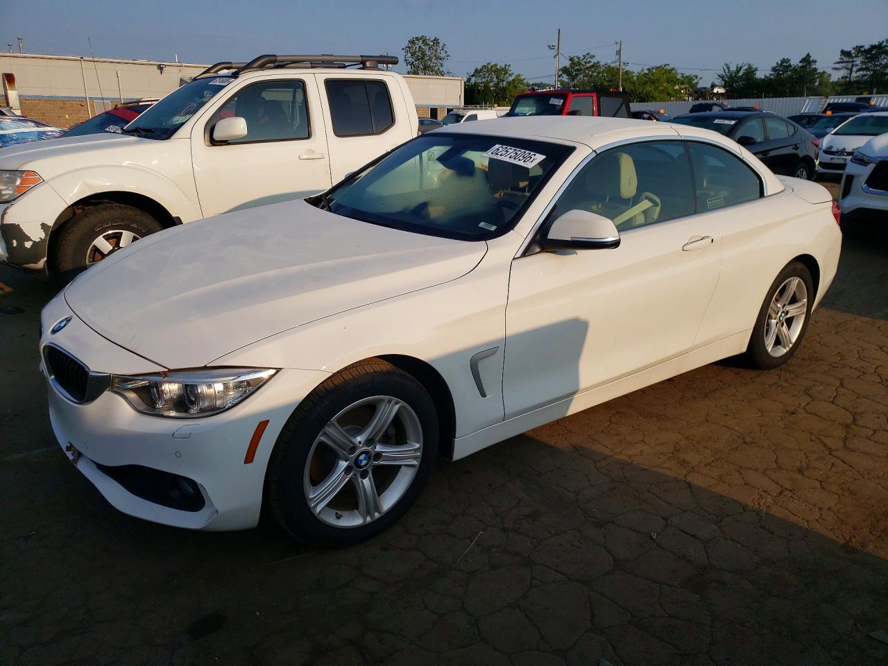 2014 Bmw 428 Xi Sulev White vin: WBA3T1C59EPS98383