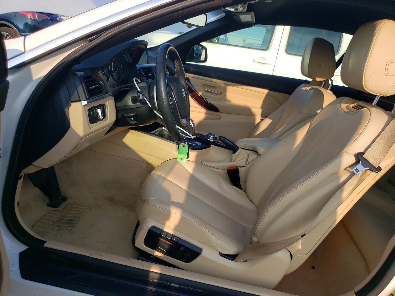 2014 Bmw 428 Xi Sulev White vin: WBA3T1C59EPS98383