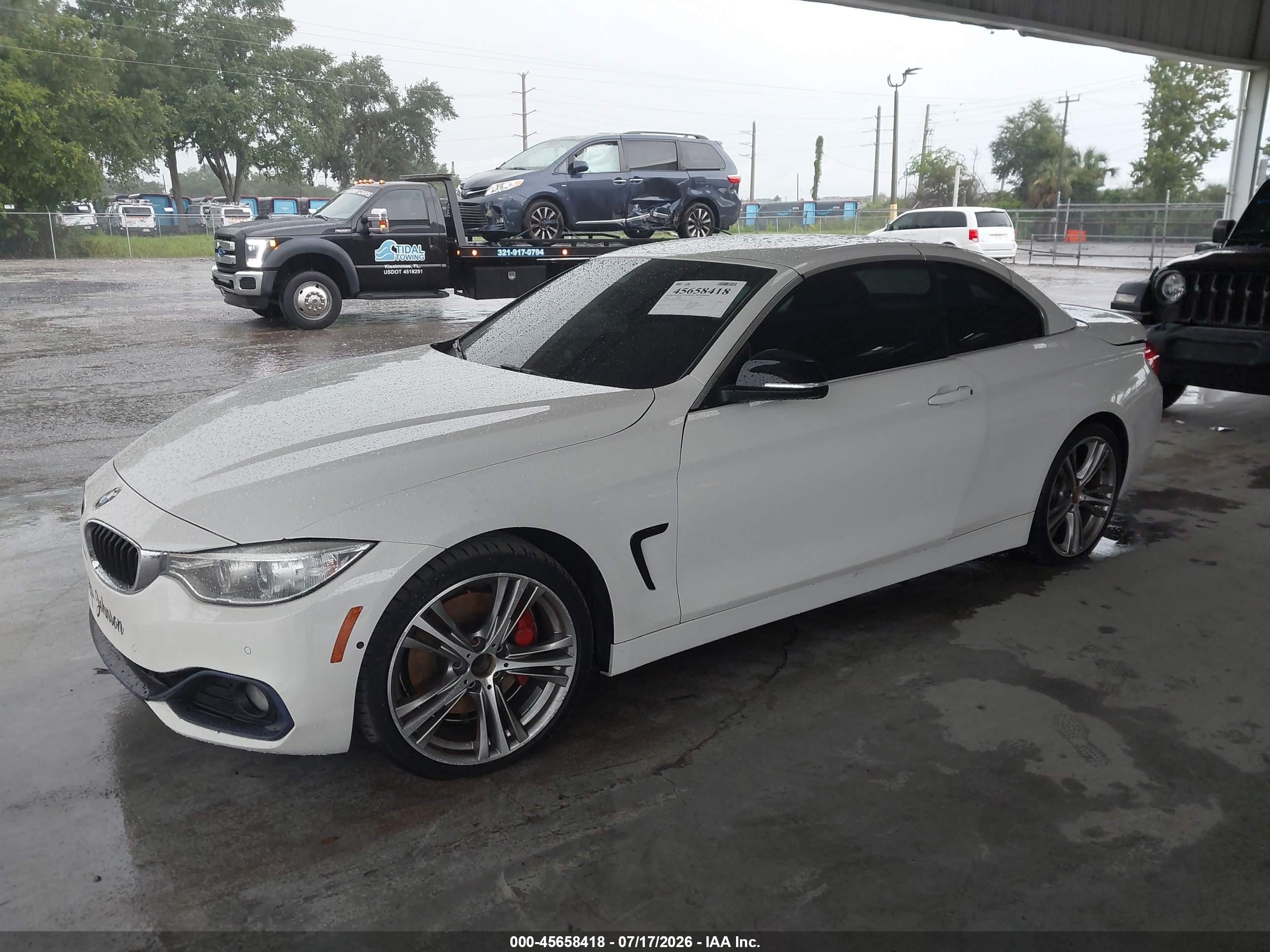 2015 Bmw 435i   Белый vin: WBA3T3C50F5A40359