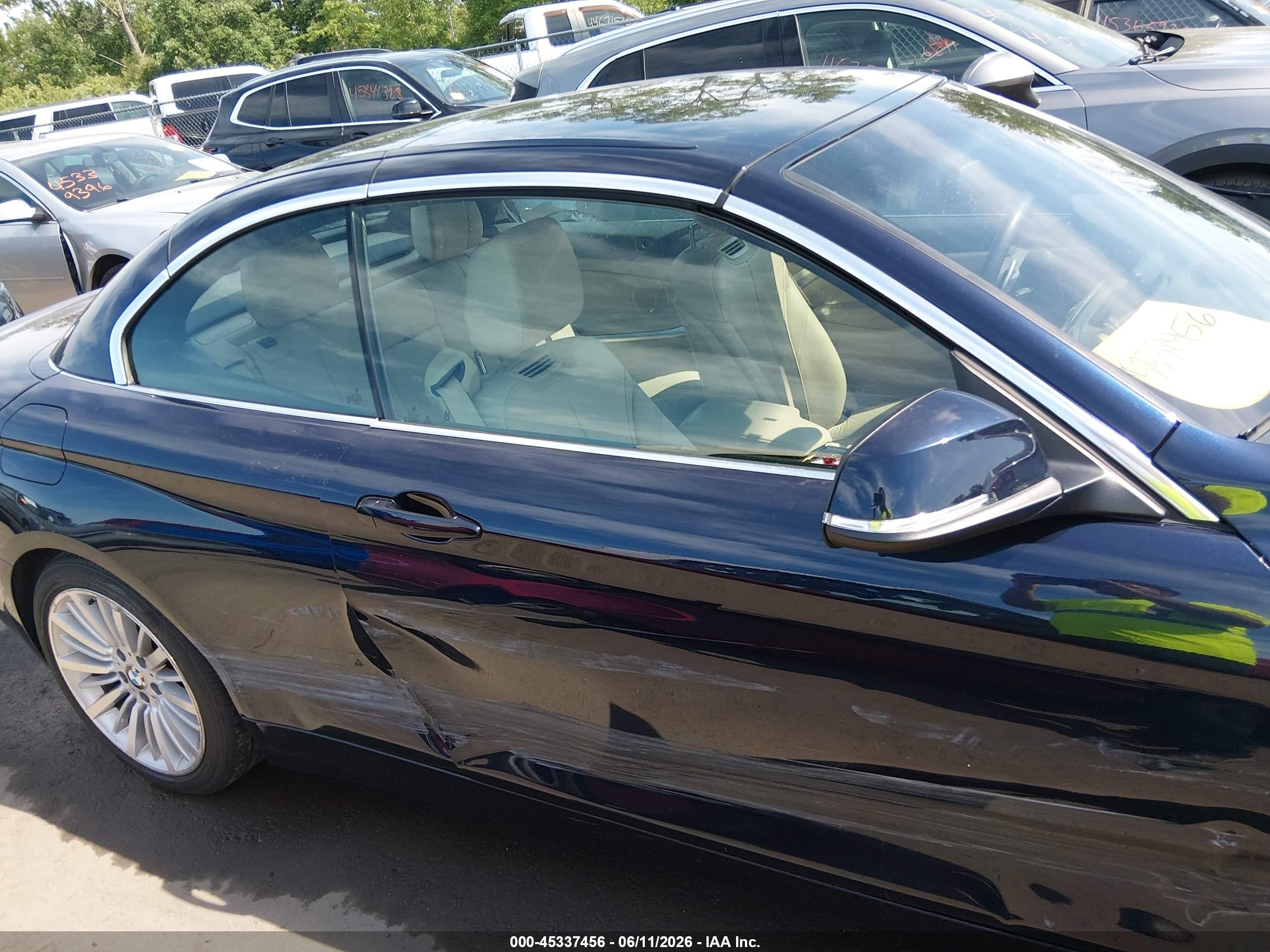 2014 Bmw 435i   Синий vin: WBA3T3C52EP737113