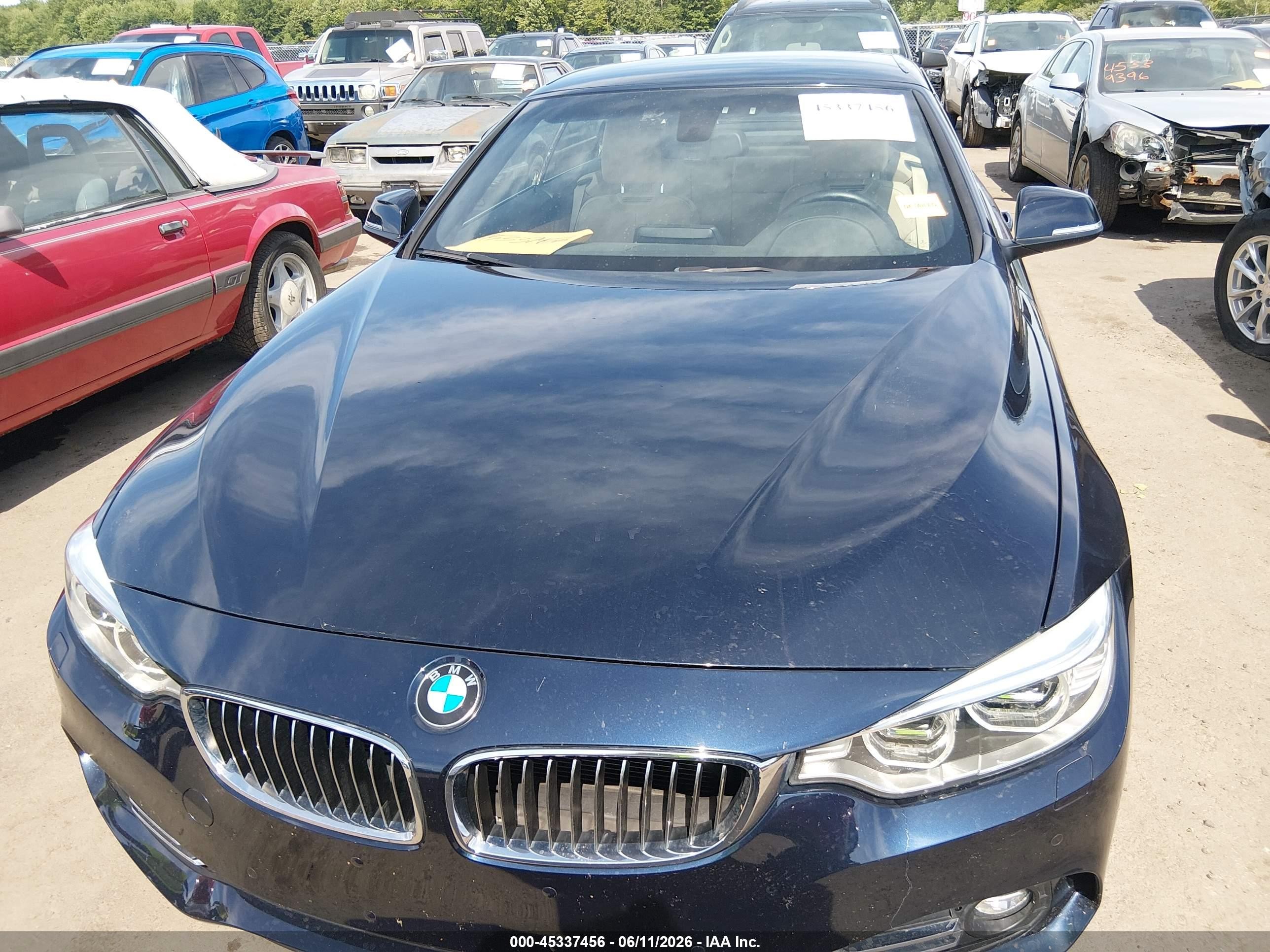 2014 Bmw 435i   Синий vin: WBA3T3C52EP737113