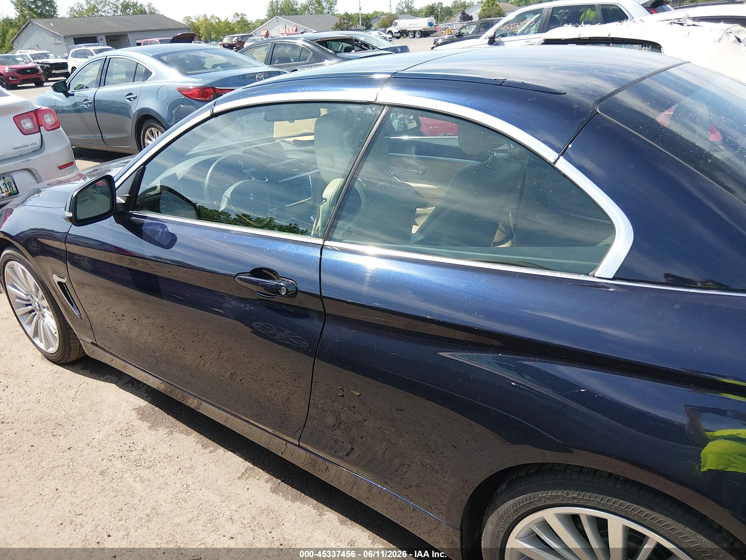 2014 Bmw 435i   Синий vin: WBA3T3C52EP737113