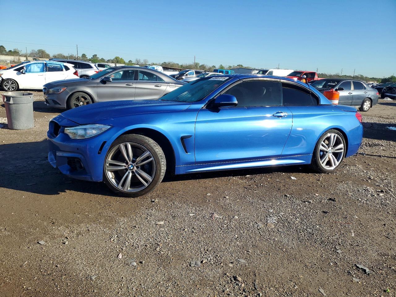 2014 Bmw 435 I Blue vin: WBA3T3C54EJ877117