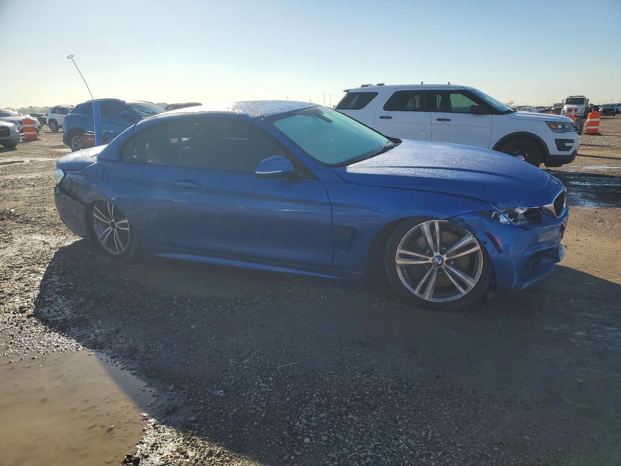 2014 Bmw 435 I Blue vin: WBA3T3C54EJ877117