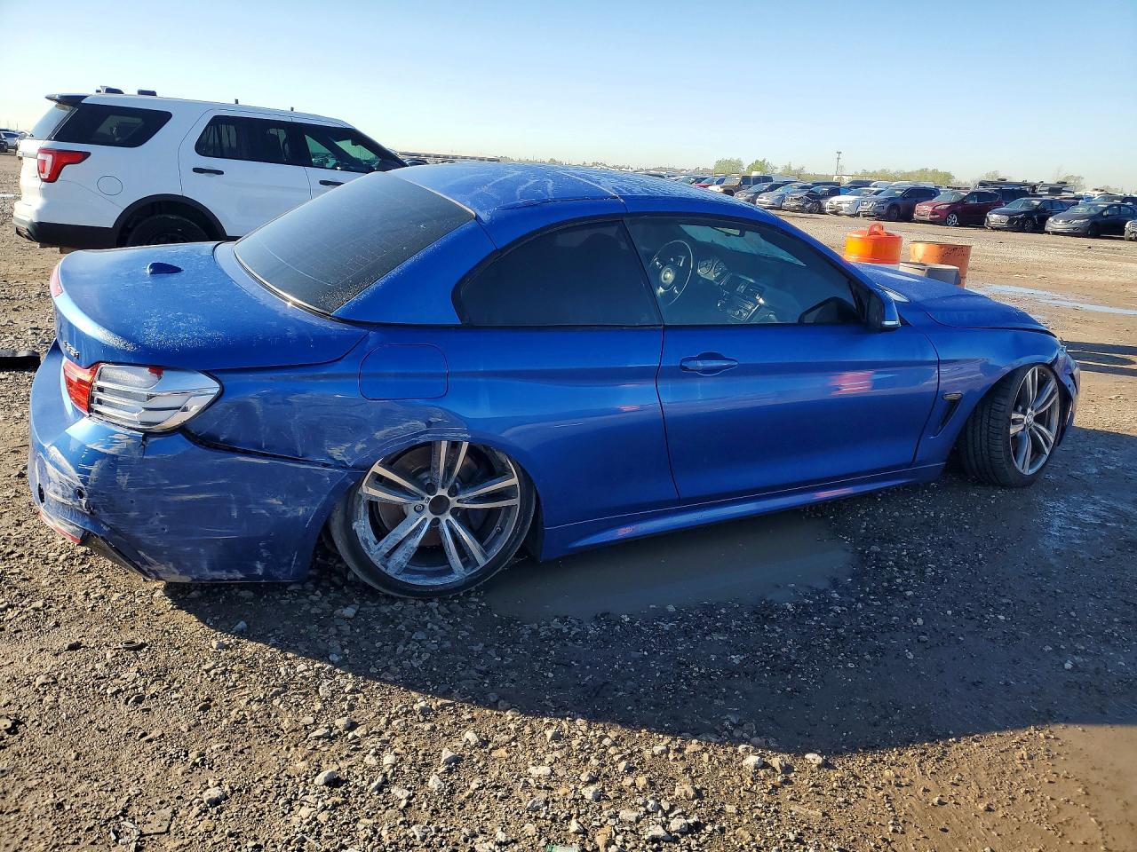 2014 Bmw 435 I Blue vin: WBA3T3C54EJ877117
