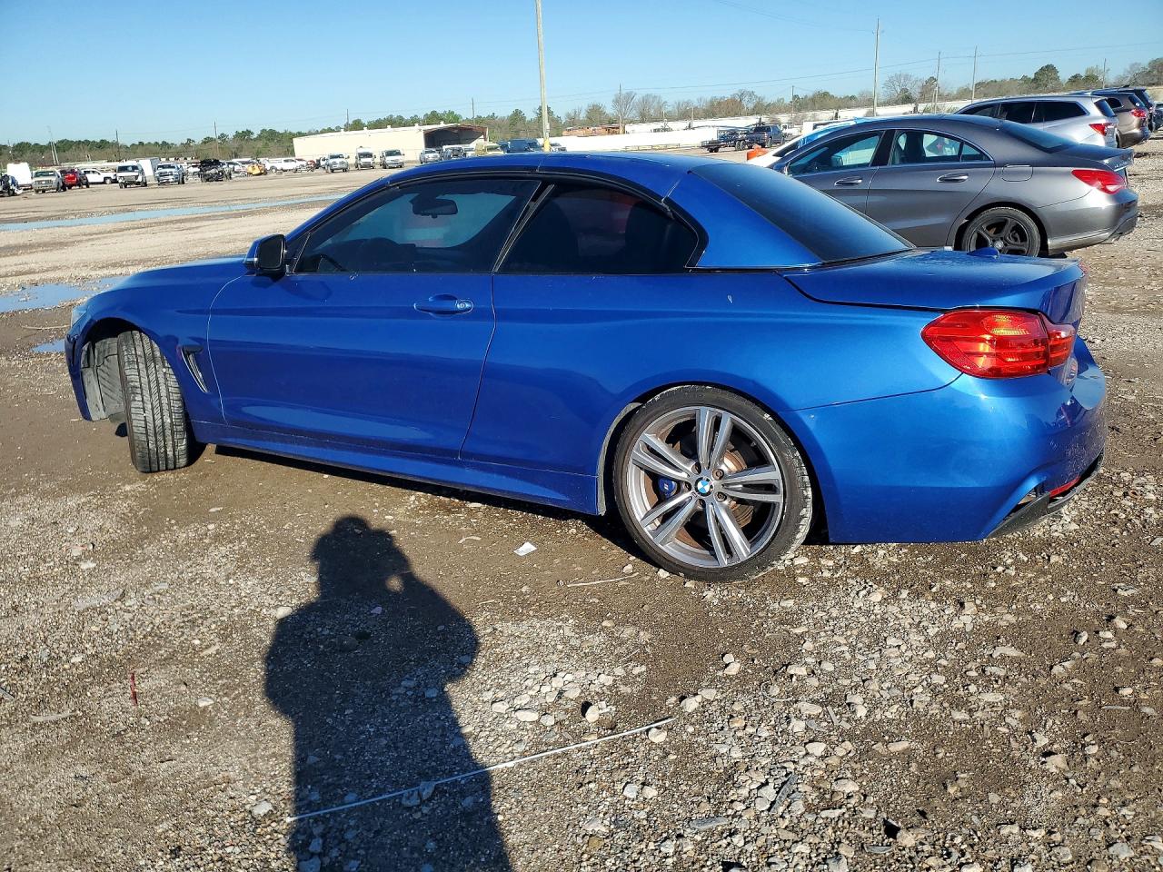 2014 Bmw 435 I Blue vin: WBA3T3C54EJ877117