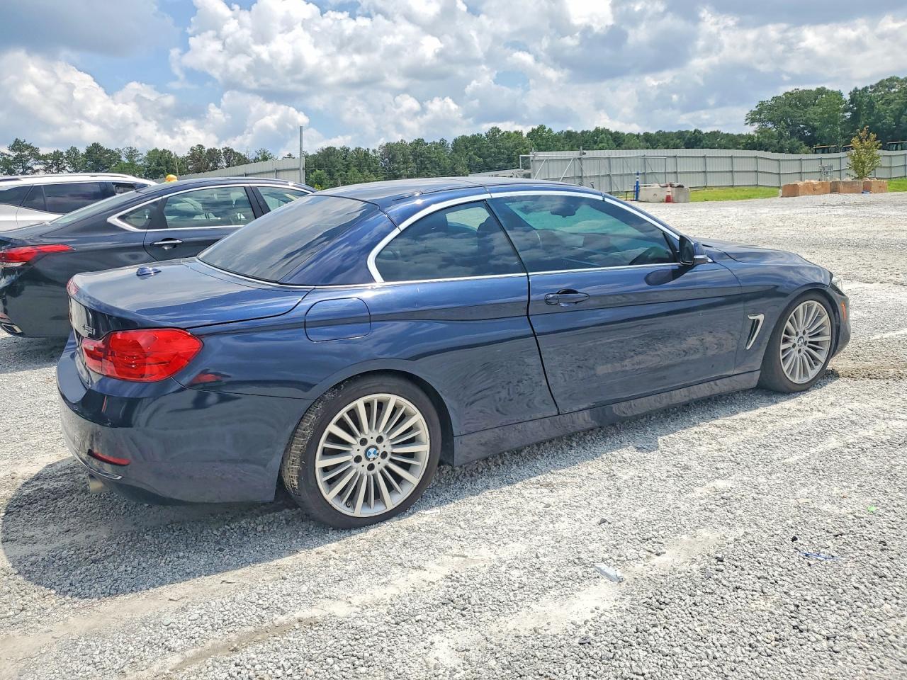 2015 Bmw 435 I Blue vin: WBA3T3C54FP939629