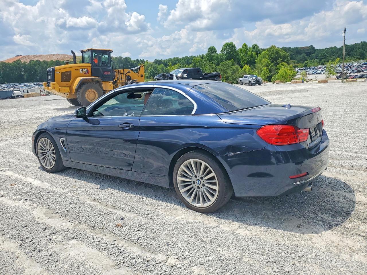 2015 Bmw 435 I Blue vin: WBA3T3C54FP939629