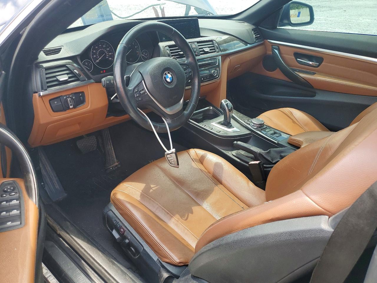 2015 Bmw 435 I Blue vin: WBA3T3C54FP939629