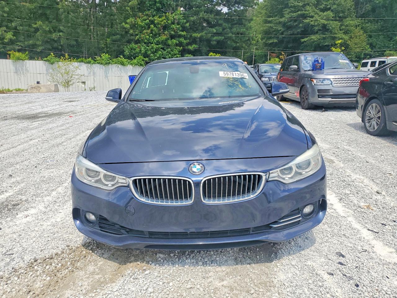 2015 Bmw 435 I Blue vin: WBA3T3C54FP939629