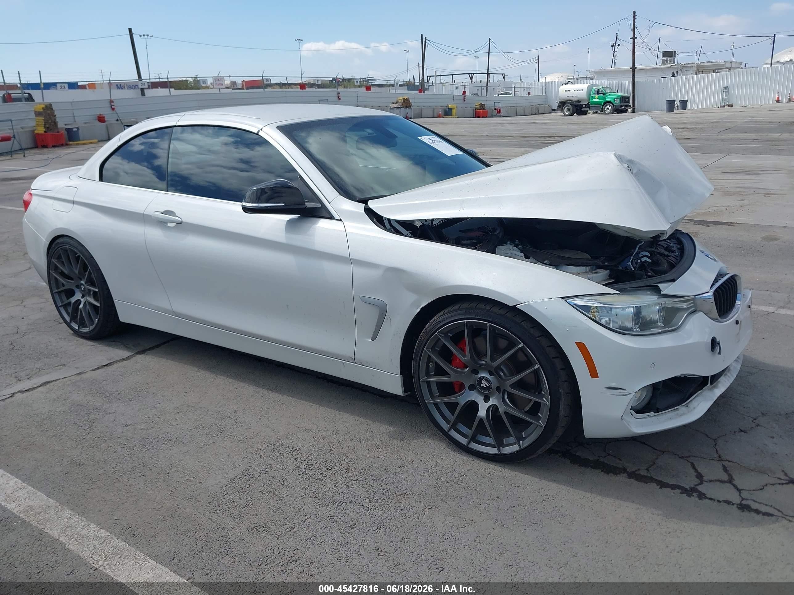 2015 Bmw 435i   White vin: WBA3T3C55F5A40728