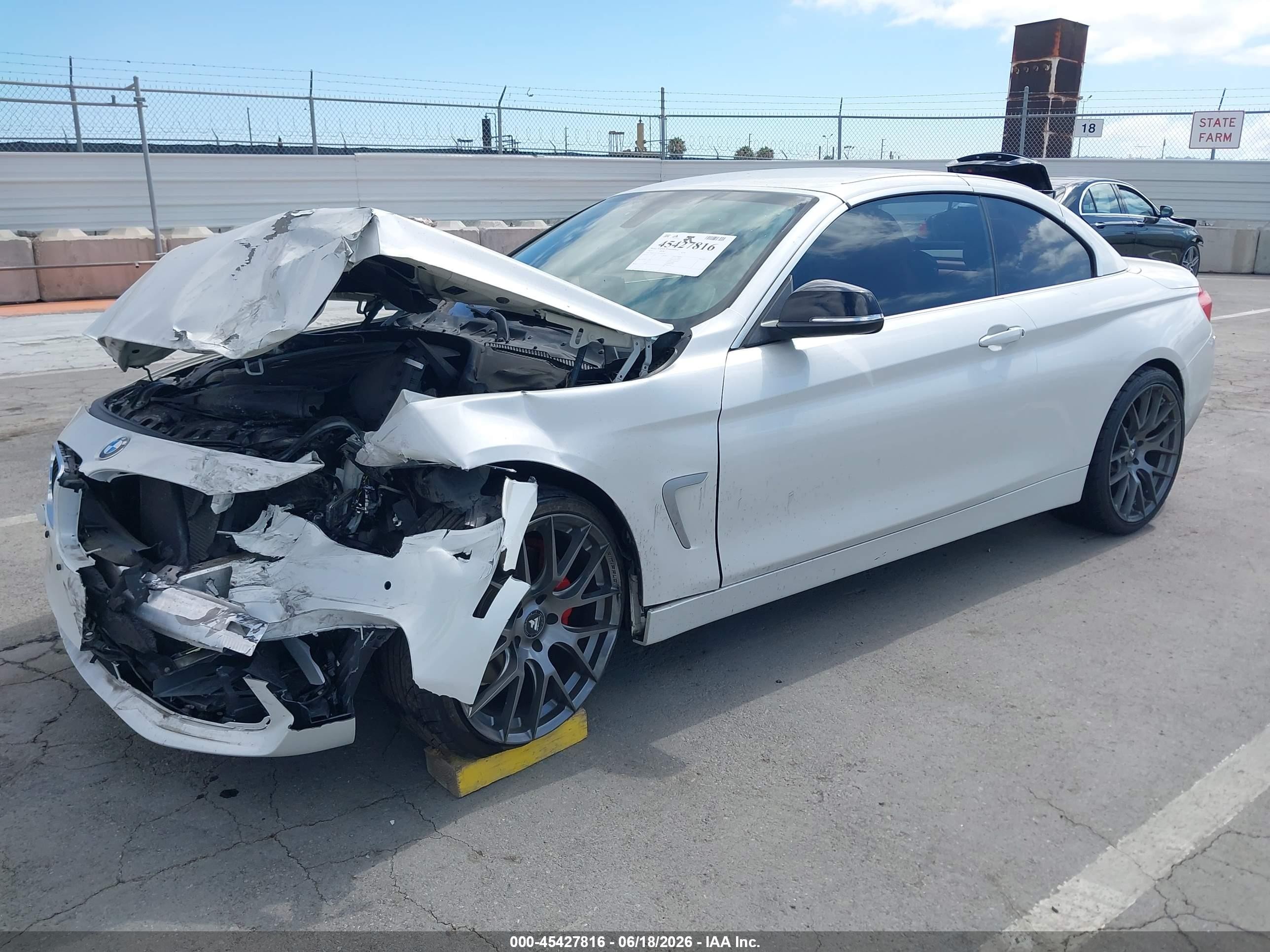 2015 Bmw 435i   White vin: WBA3T3C55F5A40728
