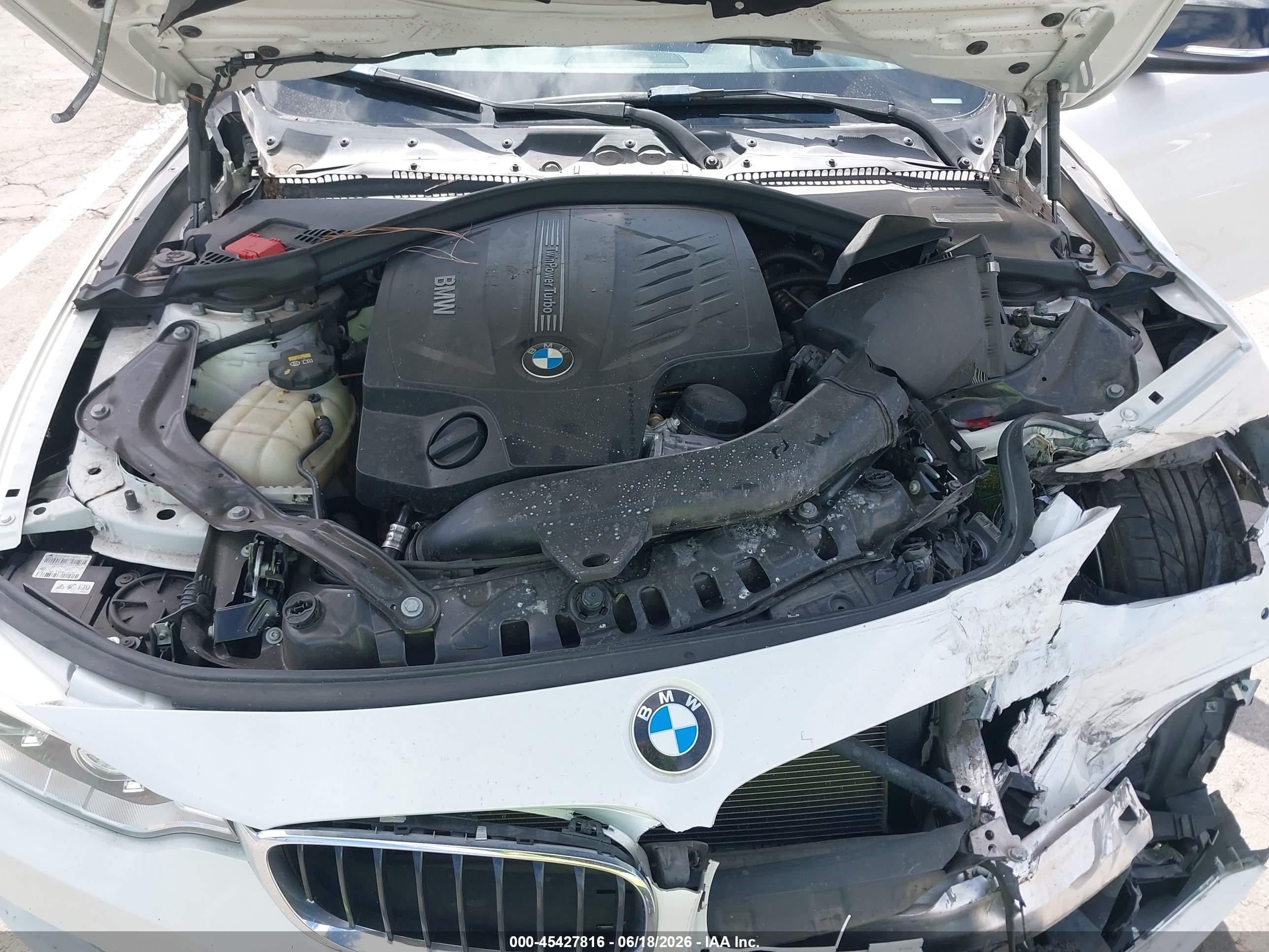 2015 Bmw 435i   White vin: WBA3T3C55F5A40728