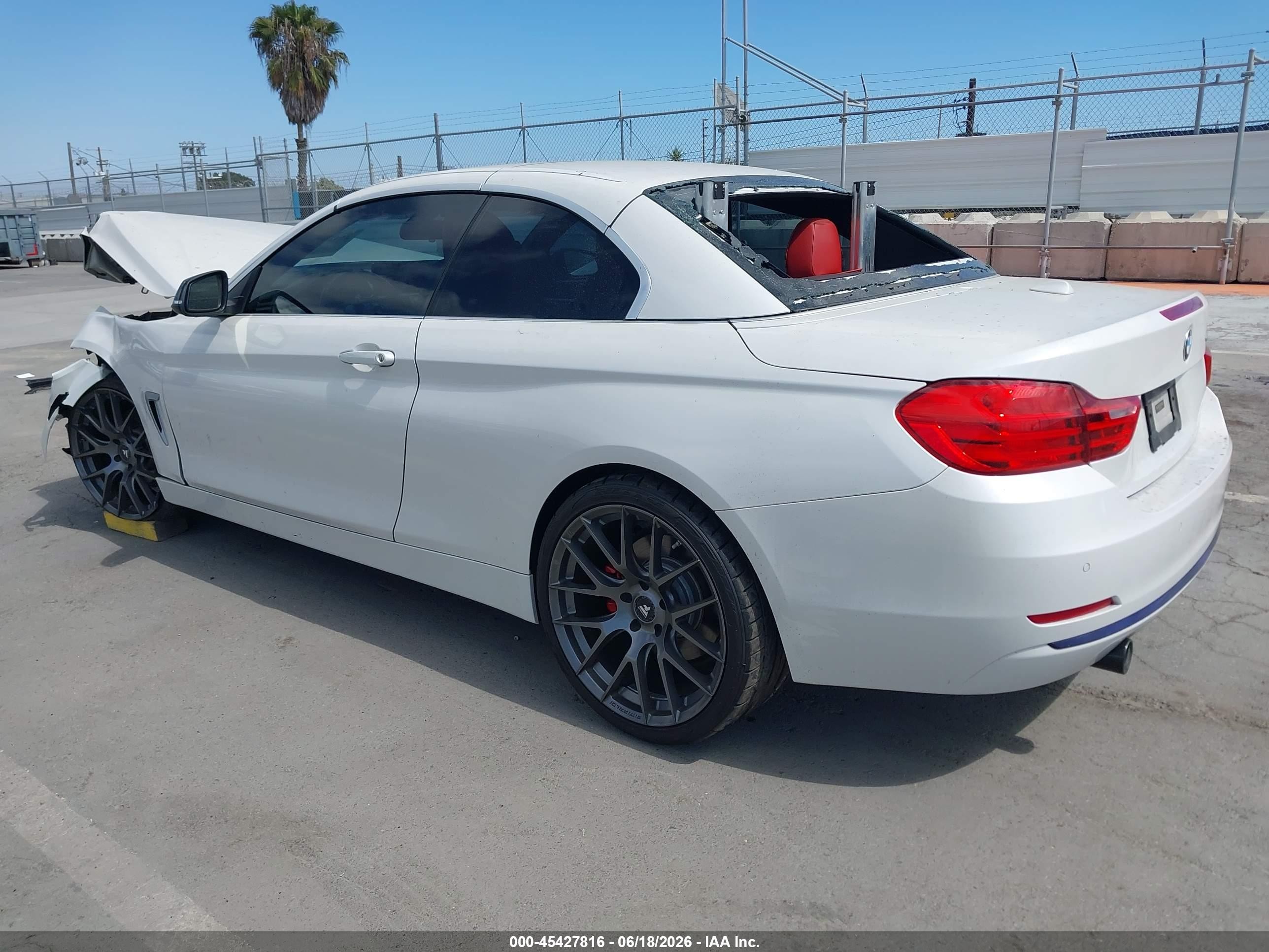 2015 Bmw 435i   White vin: WBA3T3C55F5A40728