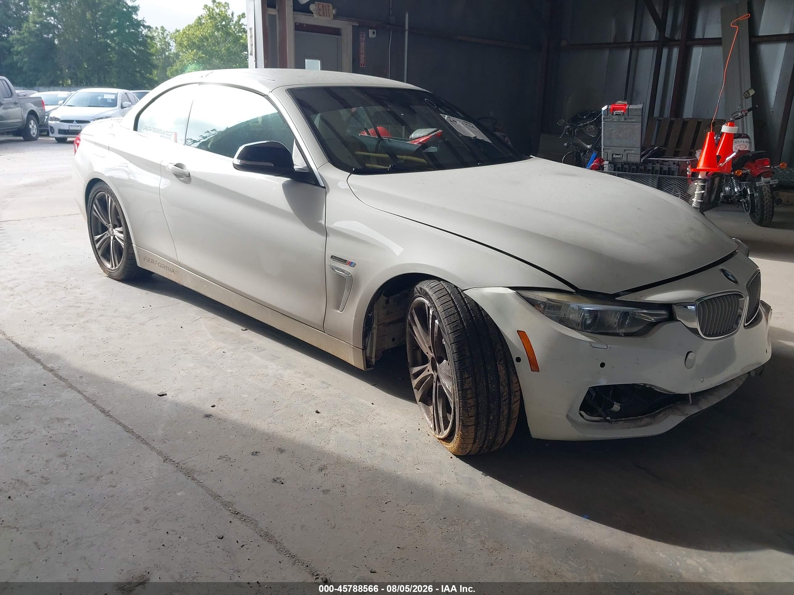 2015 Bmw 435i   White vin: WBA3T3C55F5A40907