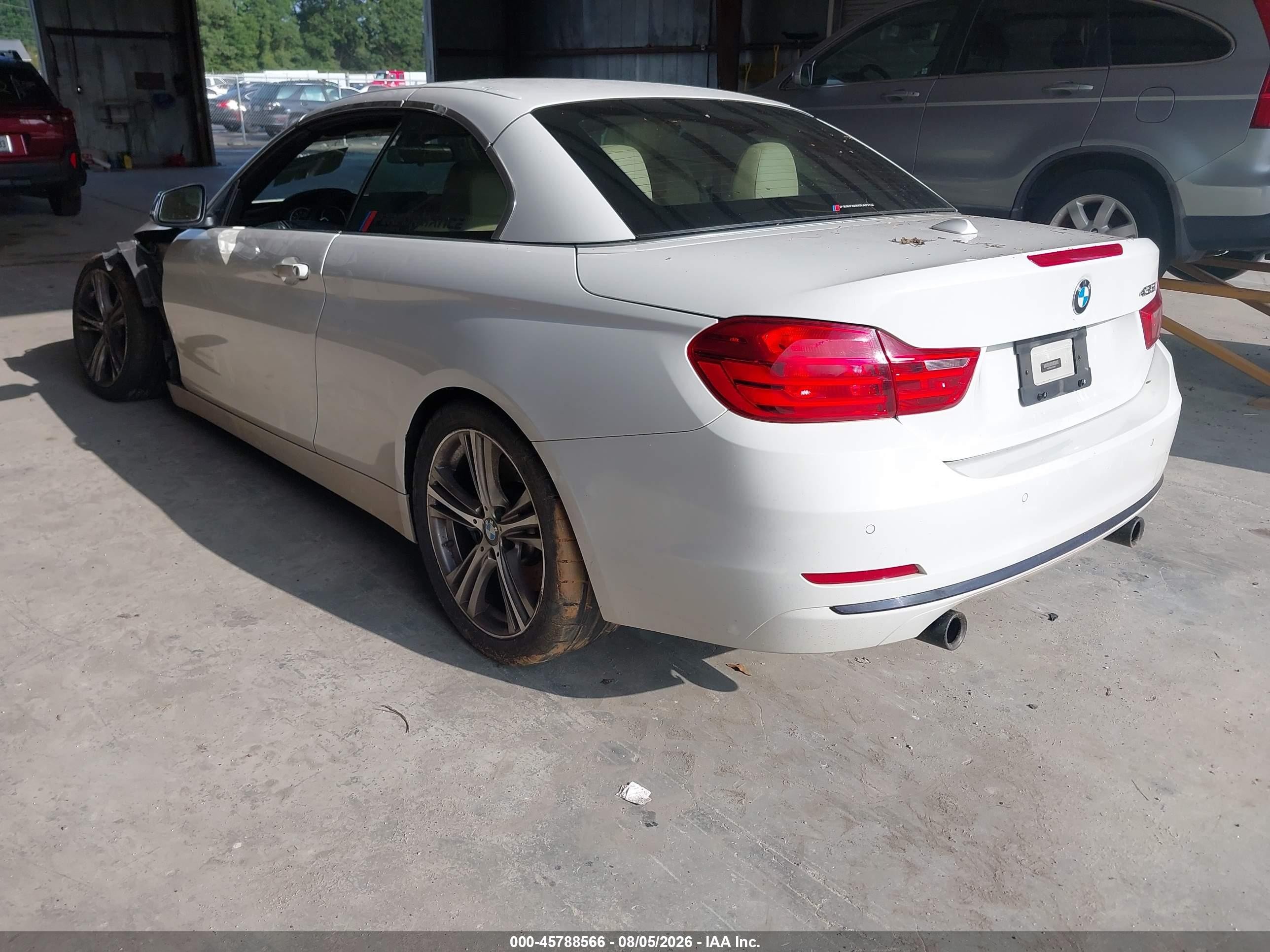 2015 Bmw 435i   White vin: WBA3T3C55F5A40907