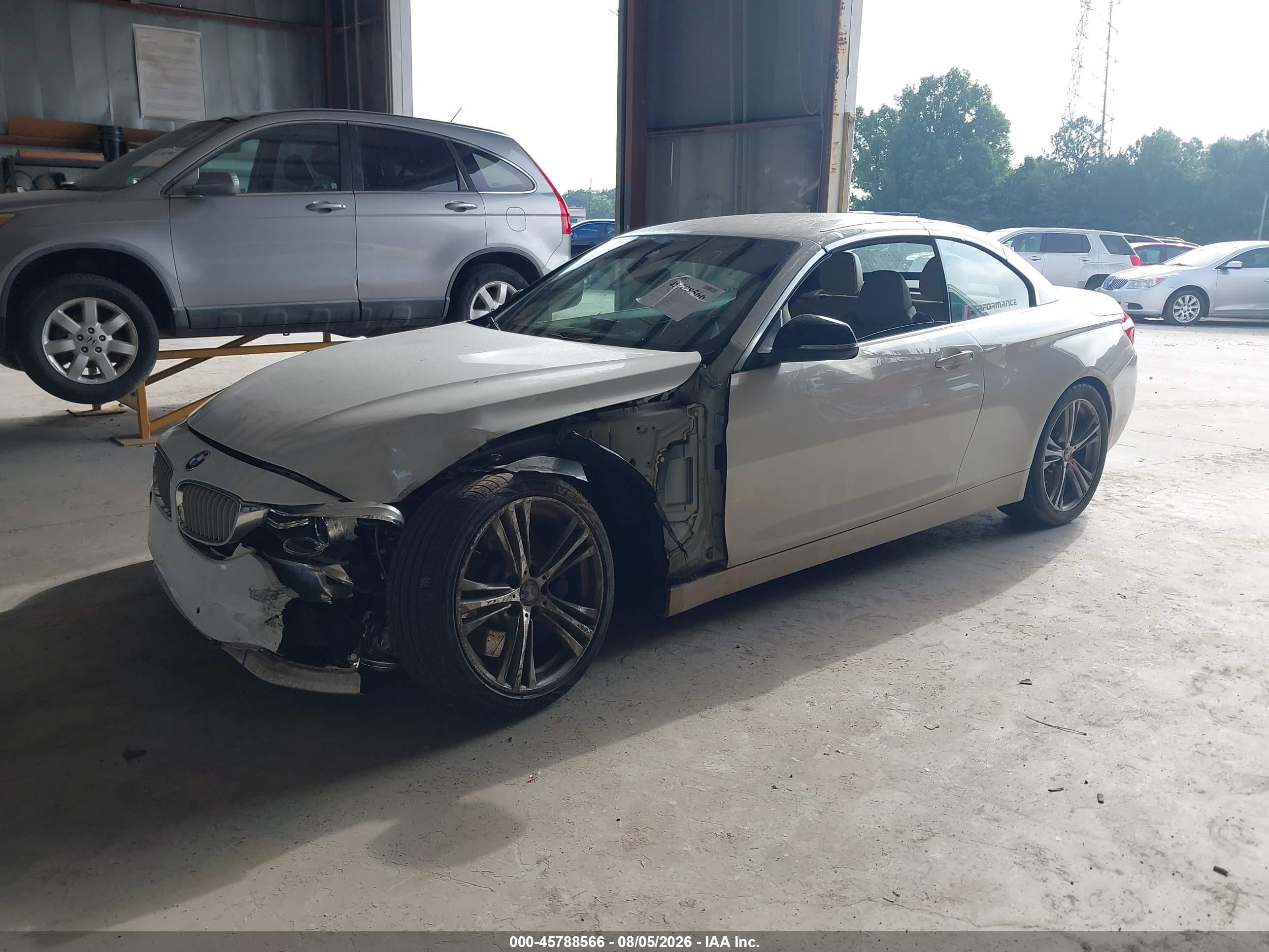 2015 Bmw 435i   White vin: WBA3T3C55F5A40907