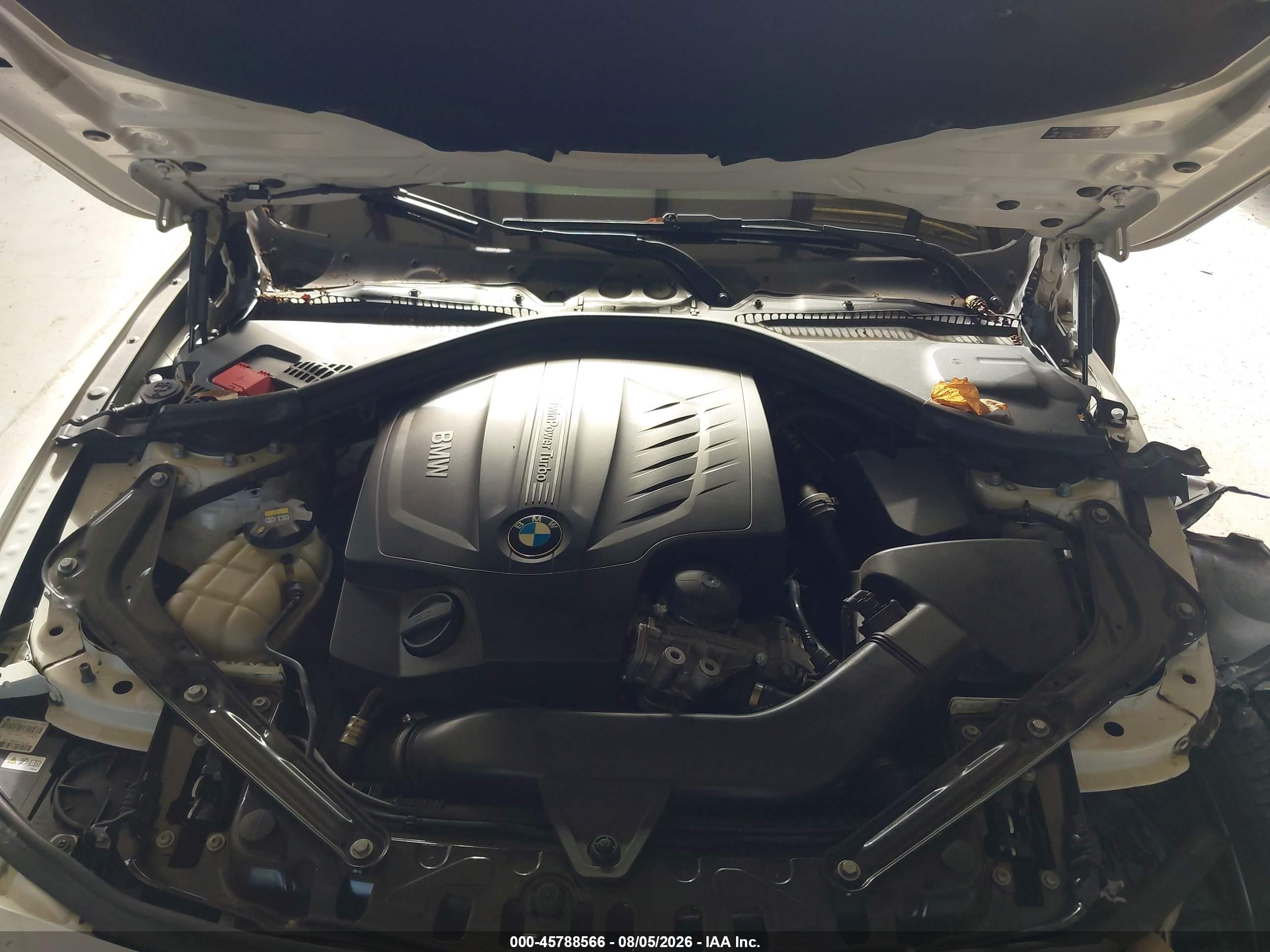 2015 Bmw 435i   White vin: WBA3T3C55F5A40907