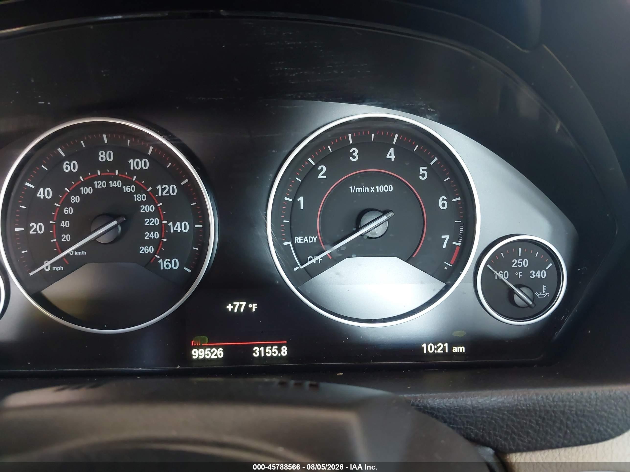 2015 Bmw 435i   White vin: WBA3T3C55F5A40907