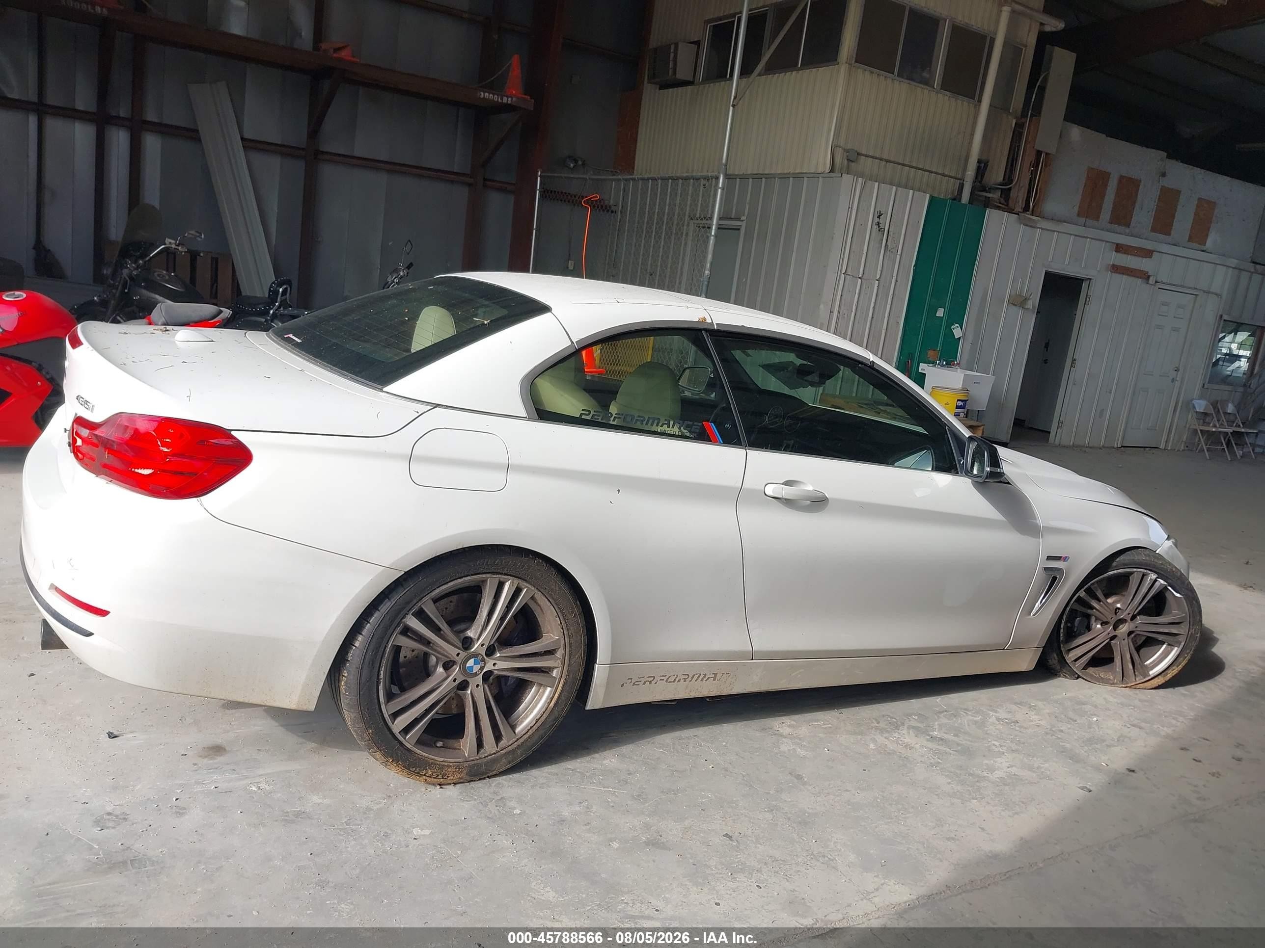 2015 Bmw 435i   White vin: WBA3T3C55F5A40907