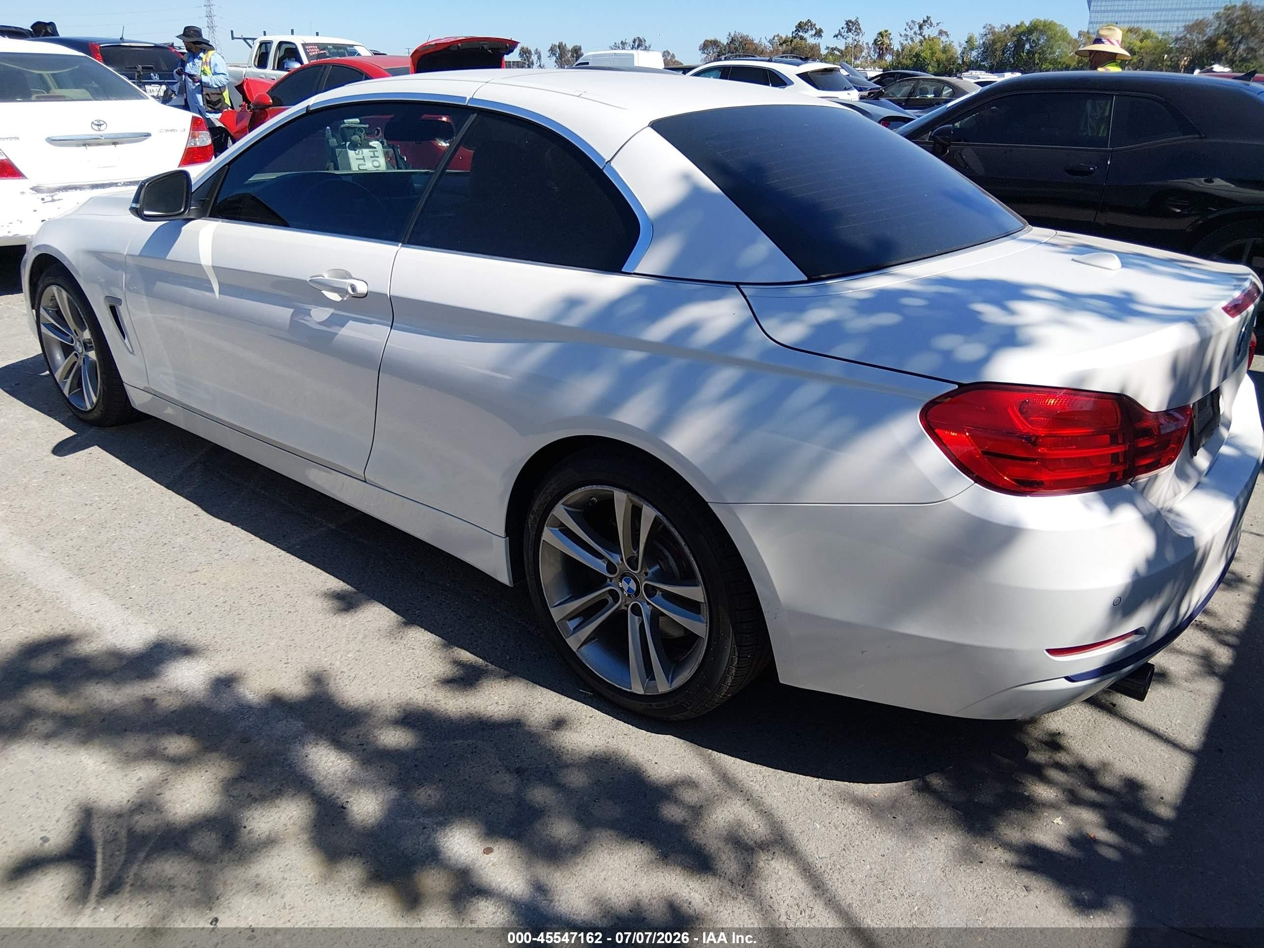 2015 Bmw 435i   White vin: WBA3T3C55FP939610