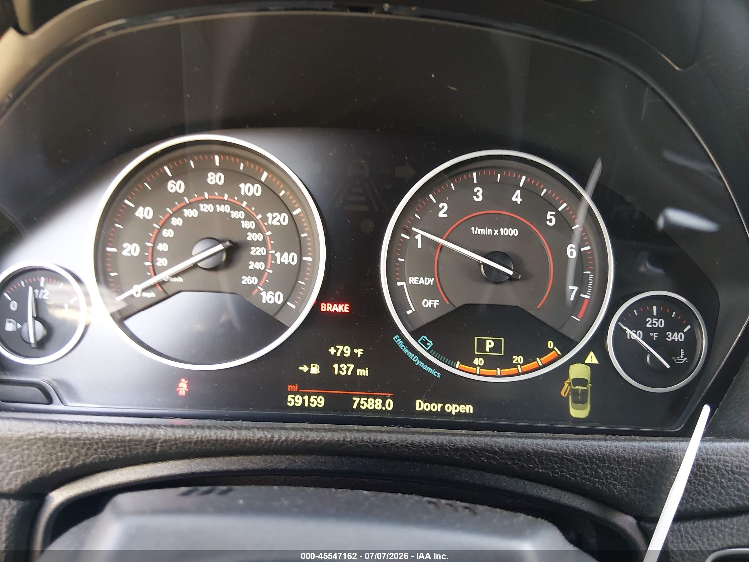 2015 Bmw 435i   White vin: WBA3T3C55FP939610