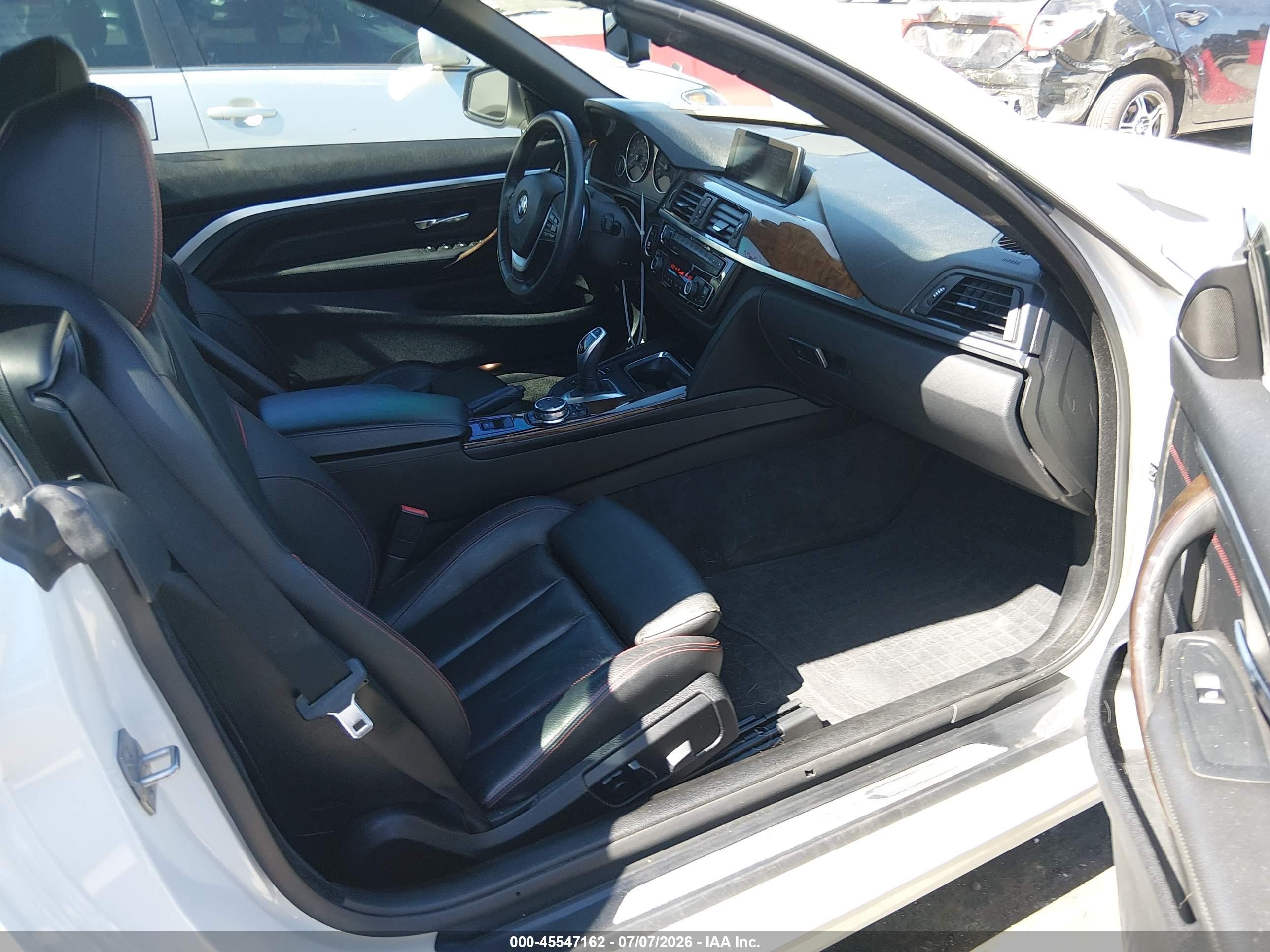 2015 Bmw 435i   White vin: WBA3T3C55FP939610
