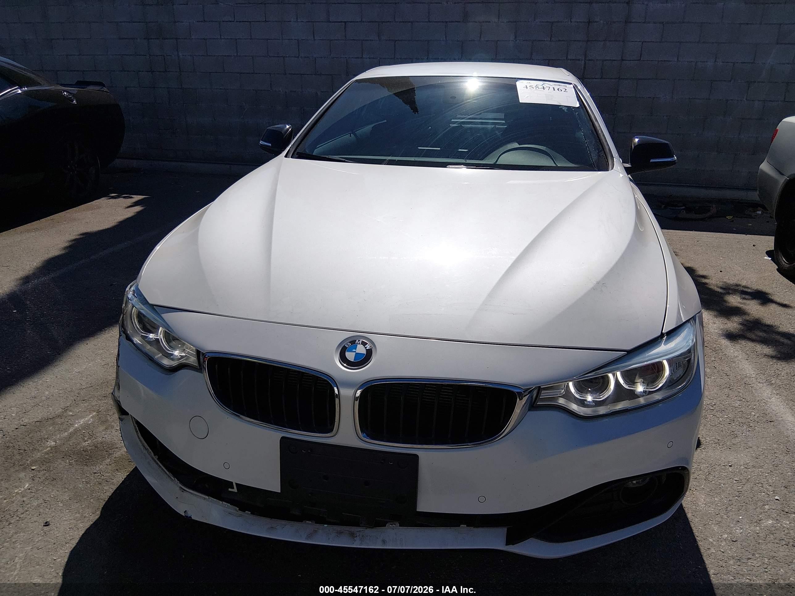 2015 Bmw 435i   White vin: WBA3T3C55FP939610