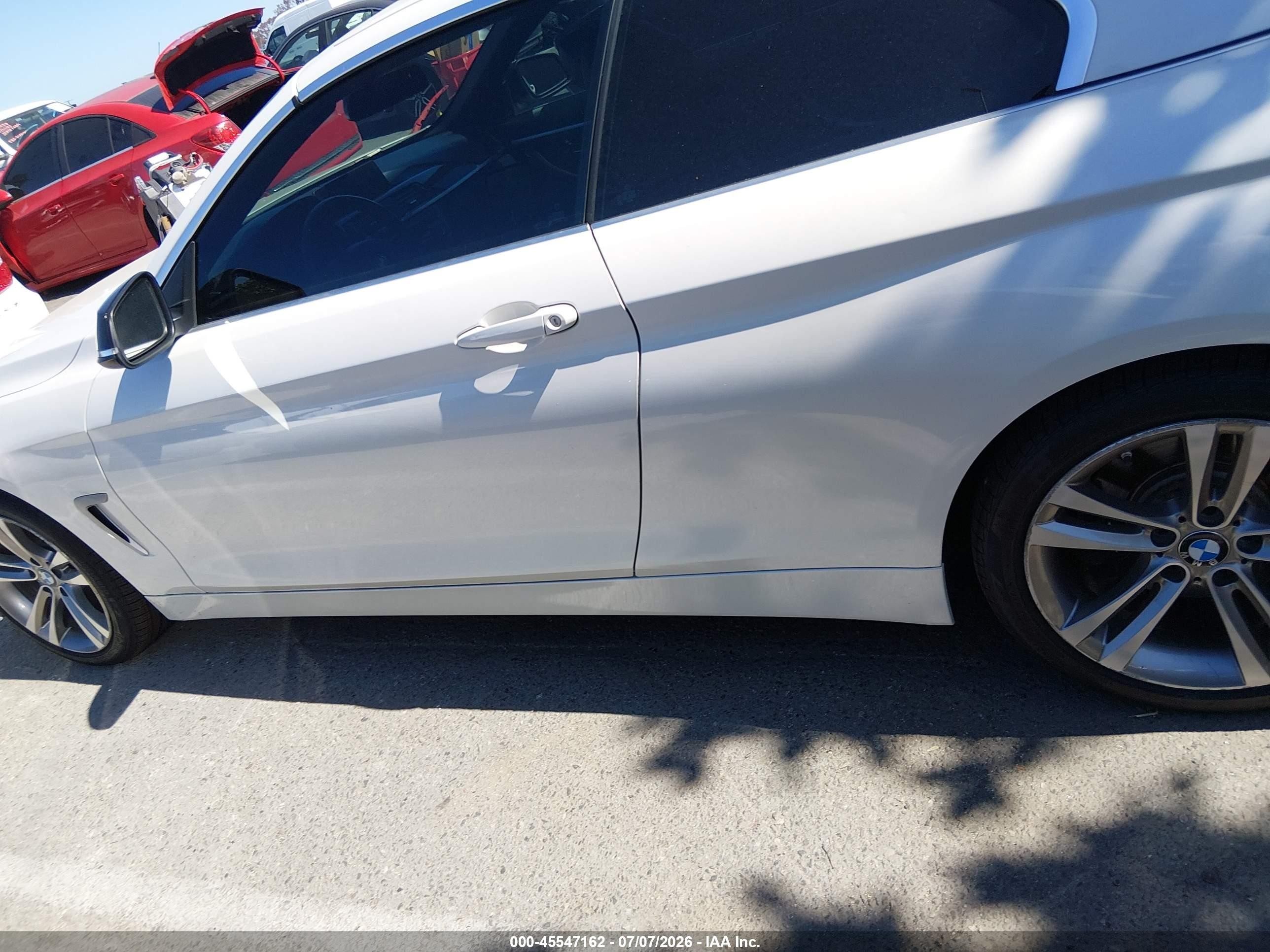 2015 Bmw 435i   White vin: WBA3T3C55FP939610