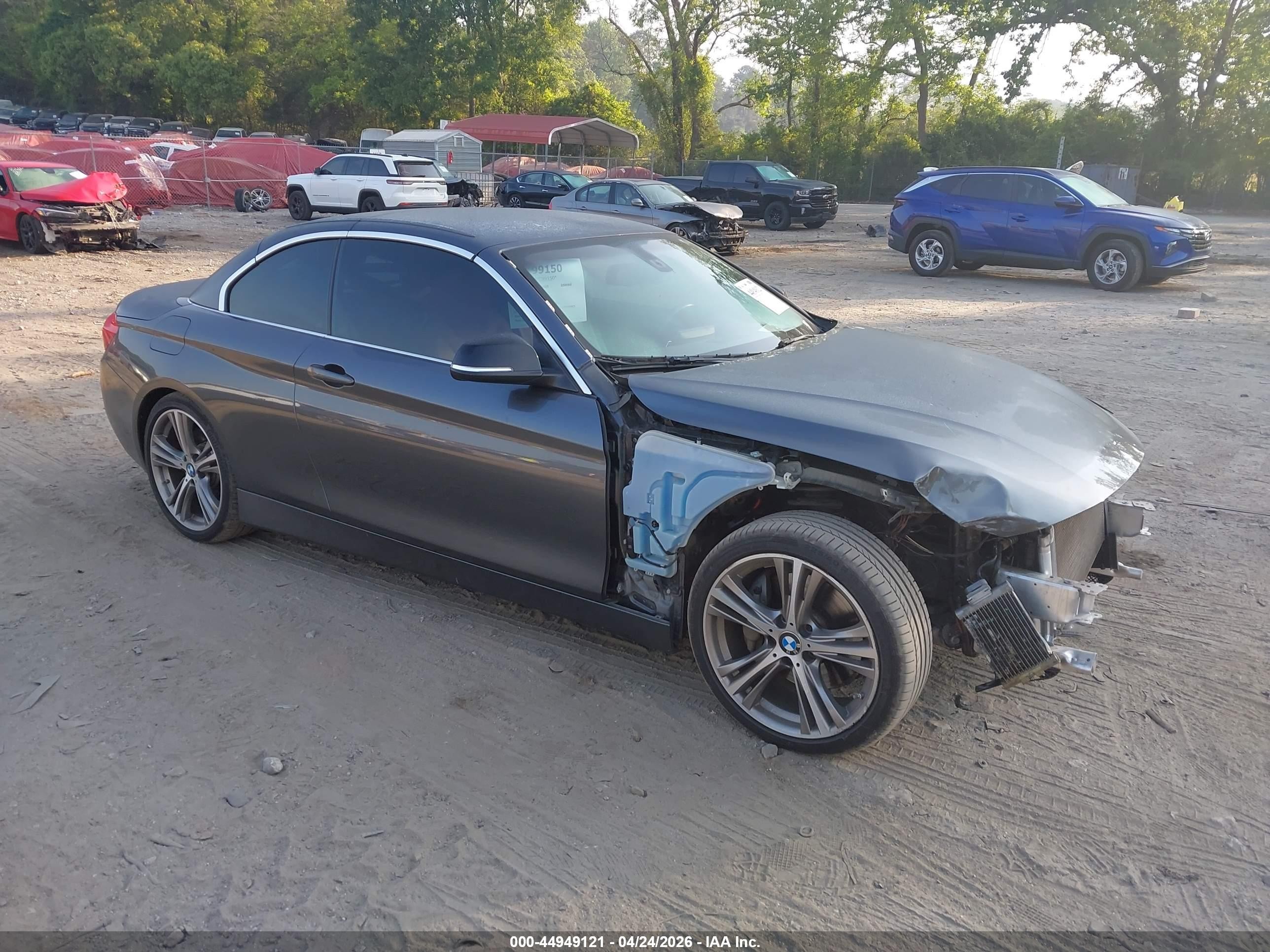 2015 Bmw 435i   Серый vin: WBA3T3C58F5A40433