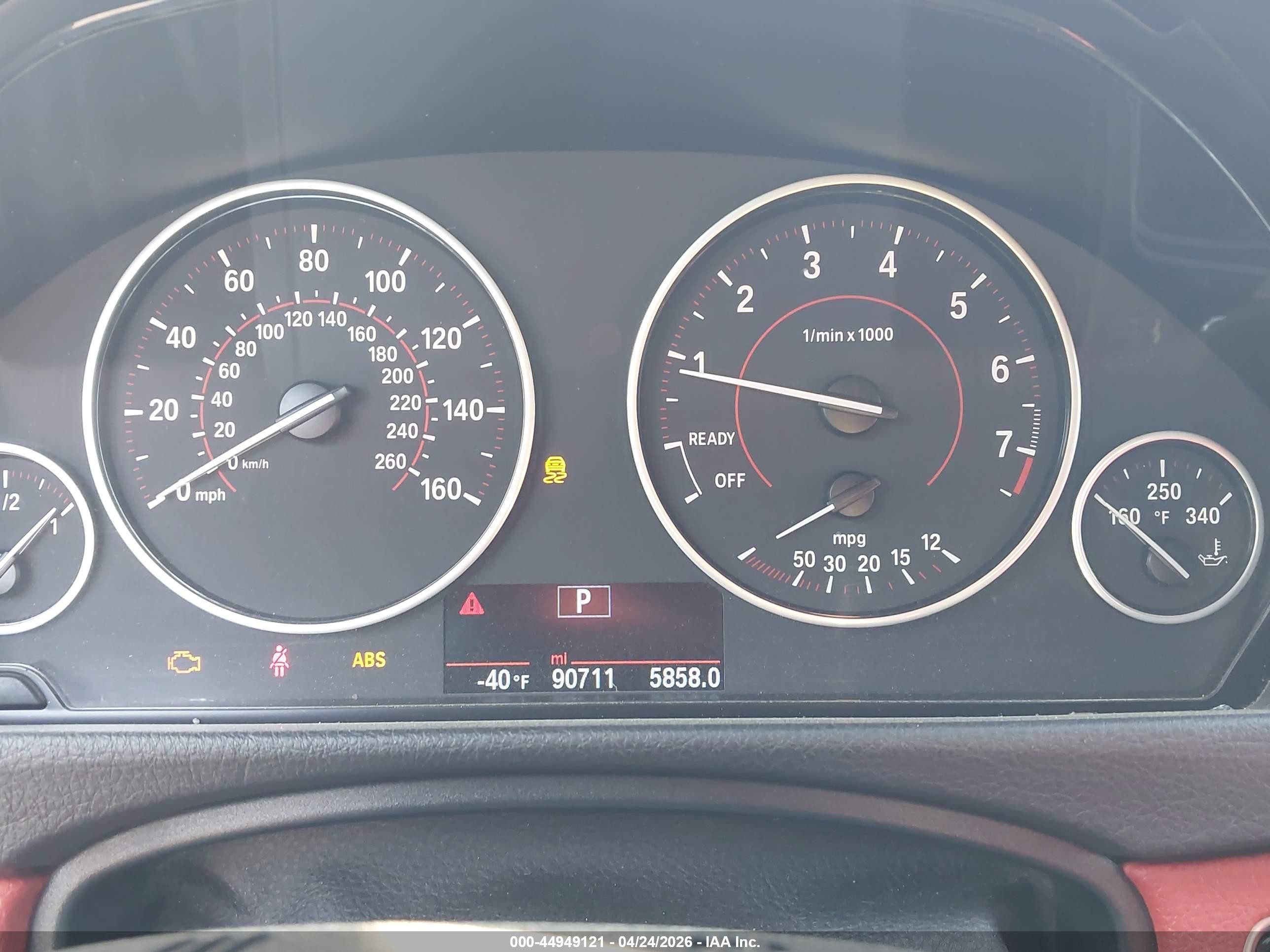 2015 Bmw 435i Gray vin: WBA3T3C58F5A40433