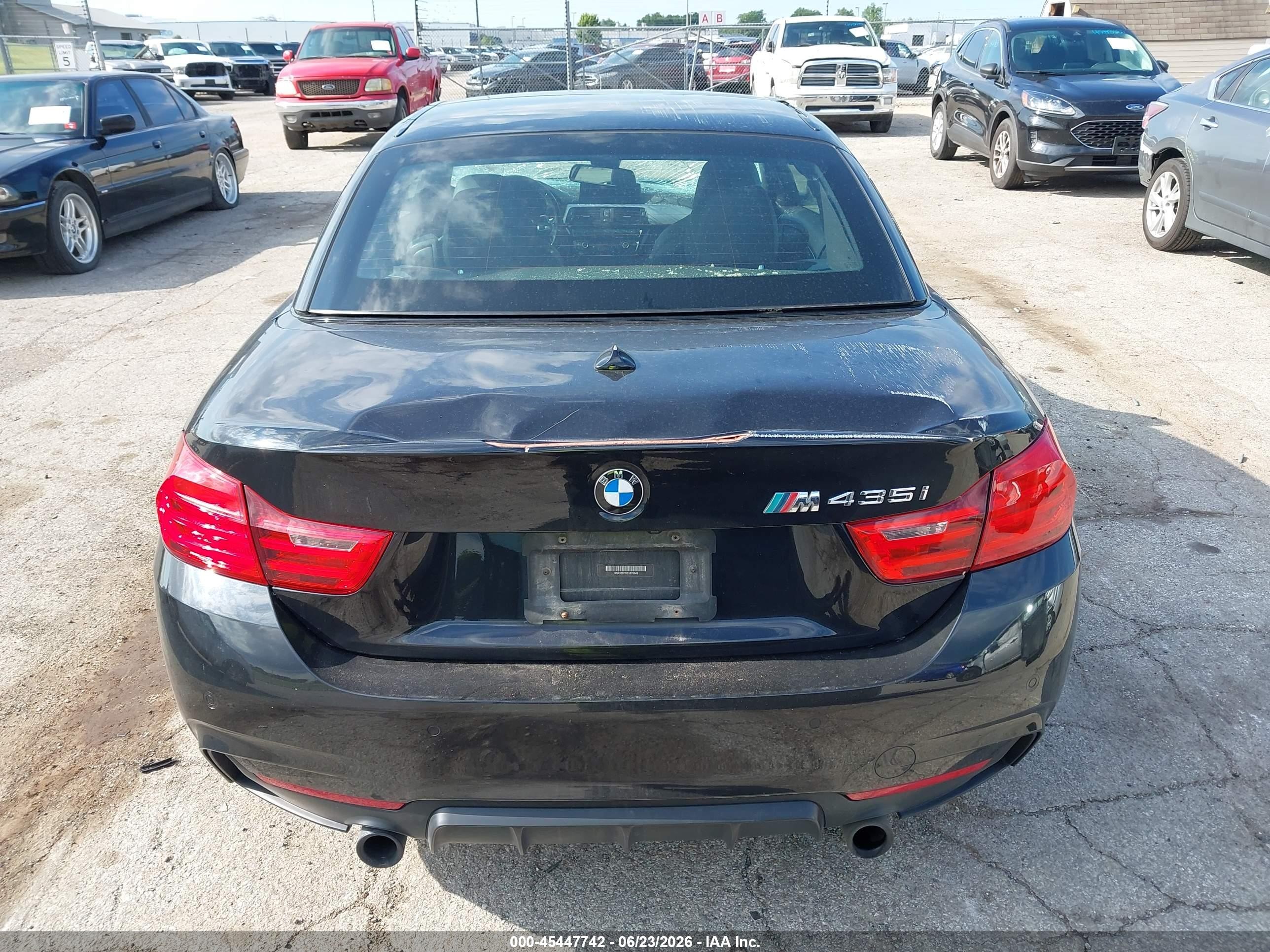2014 Bmw 435i   Black vin: WBA3T3C5XEJ876649
