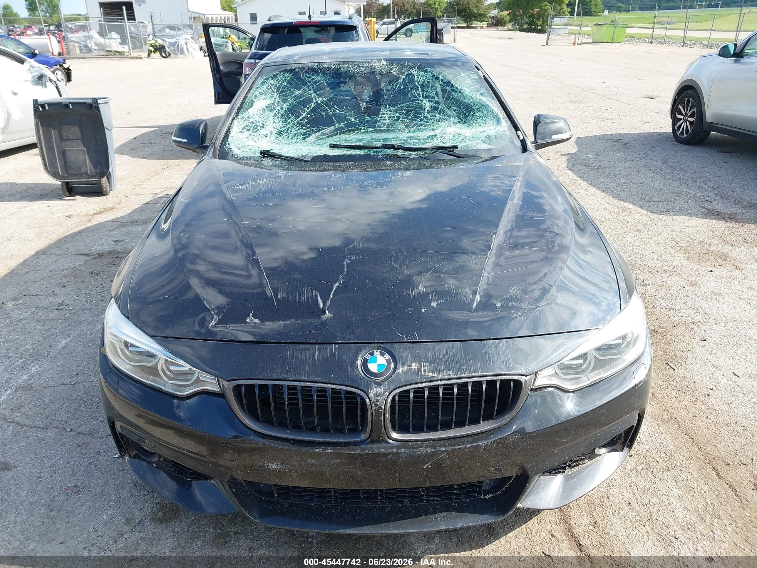 2014 Bmw 435i   Black vin: WBA3T3C5XEJ876649