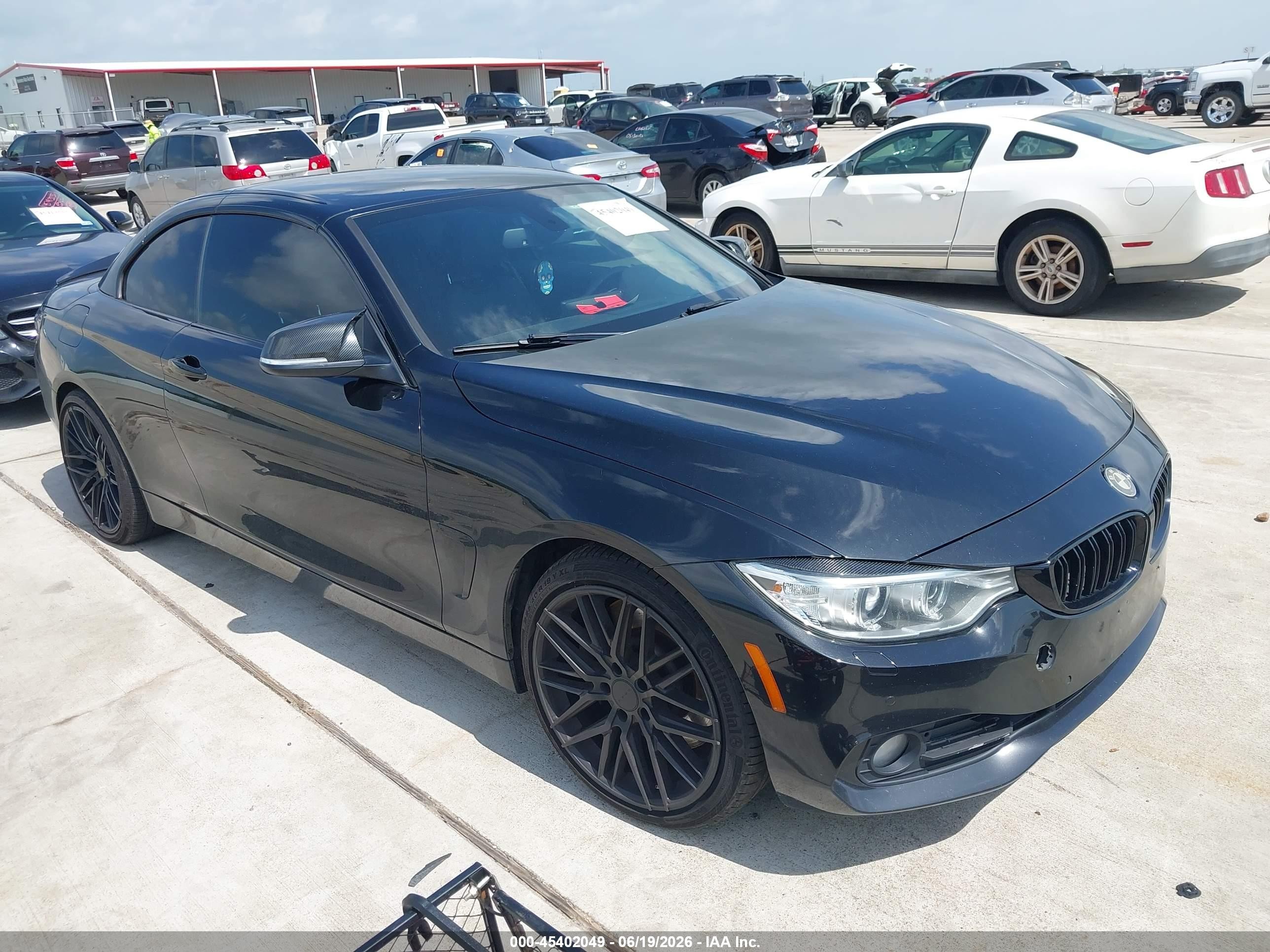 2015 Bmw 435i   Black vin: WBA3T3C5XF5A40546