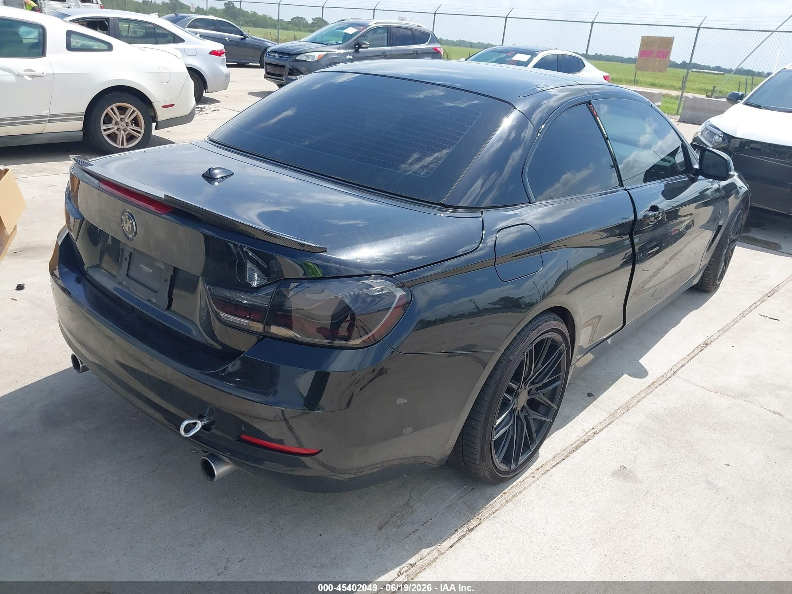 2015 Bmw 435i   Black vin: WBA3T3C5XF5A40546