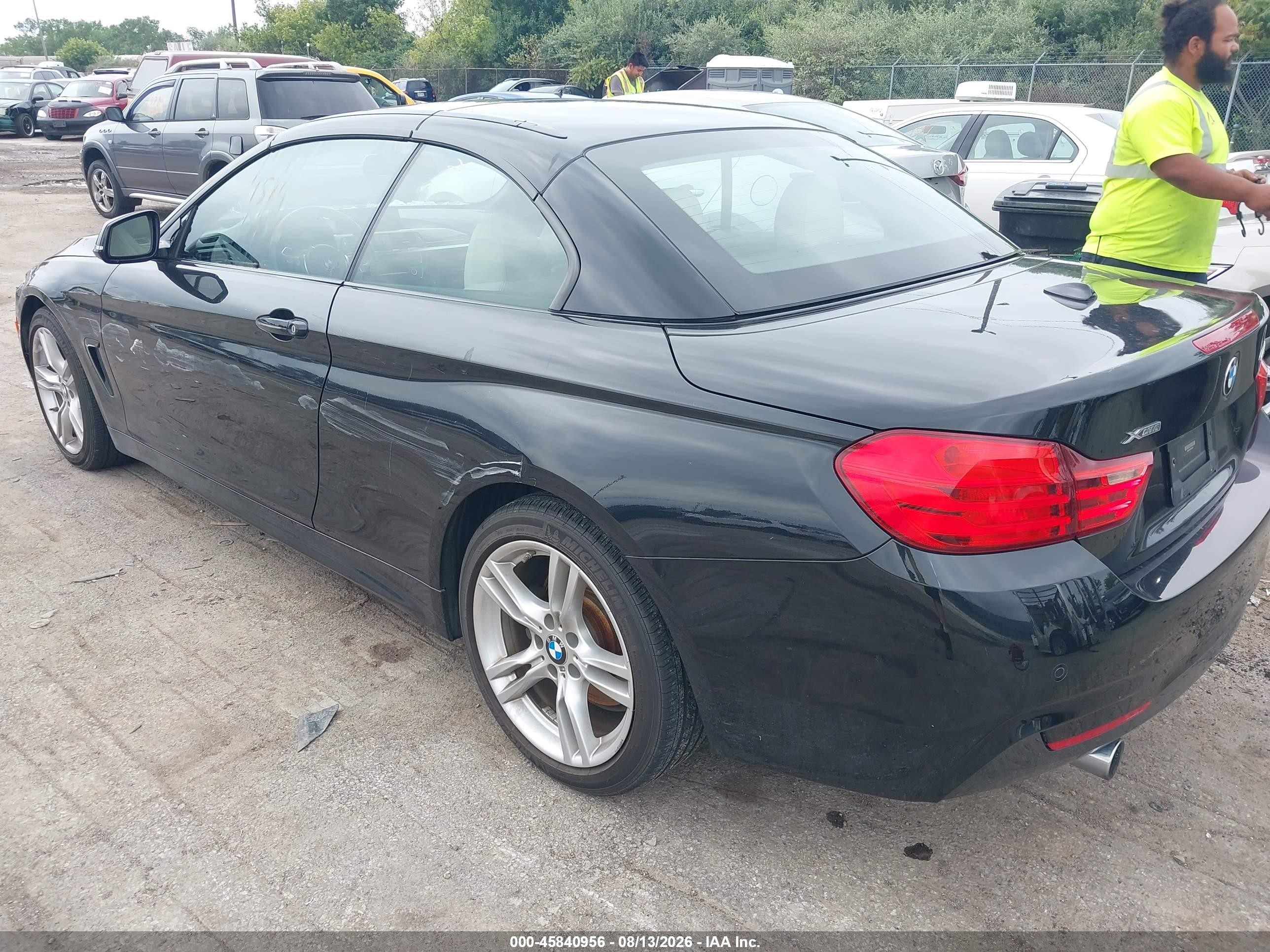 2015 Bmw 435i Xdrive Black vin: WBA3T7C50FPW79933