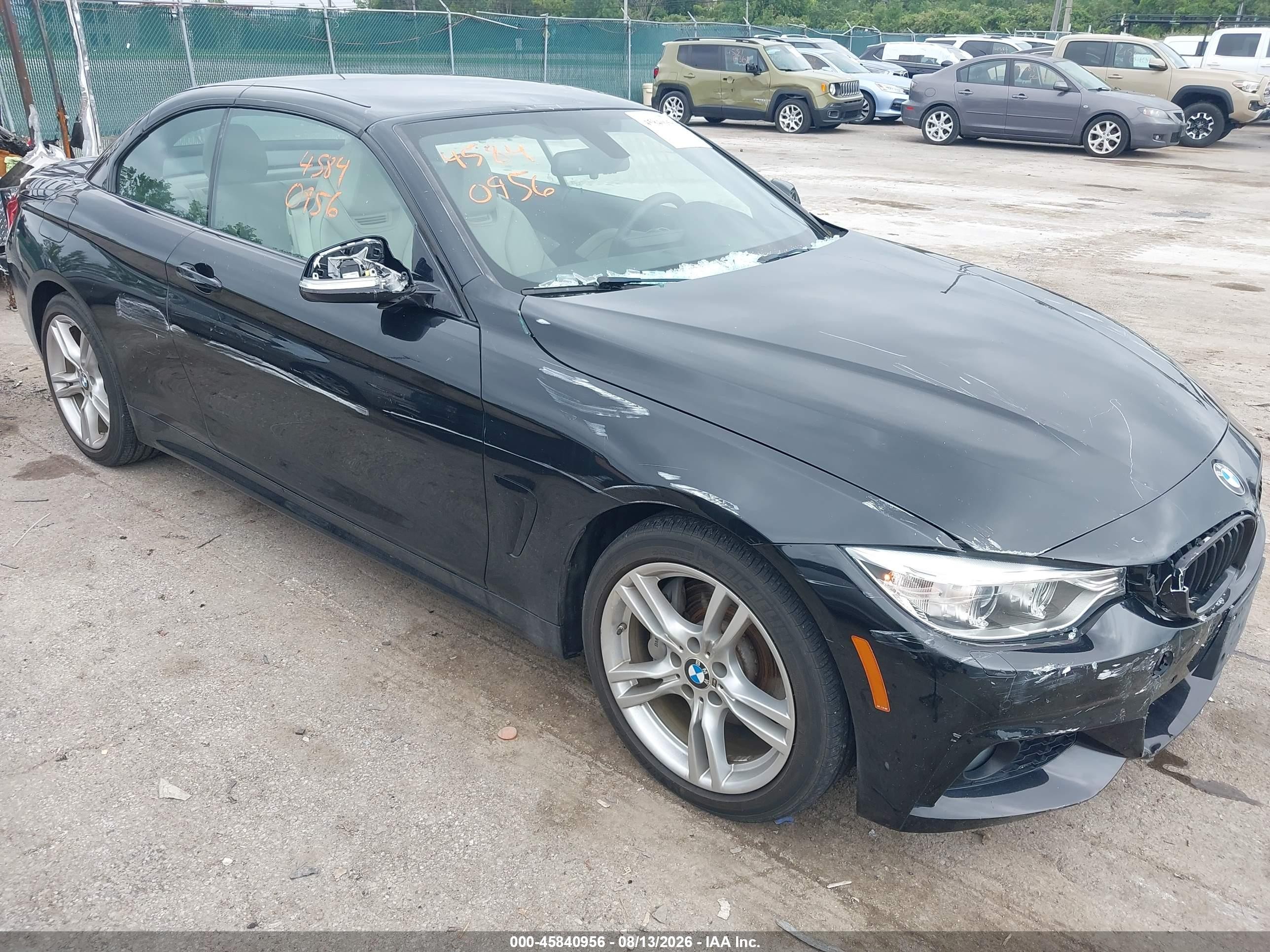 2015 Bmw 435i Xdrive Black vin: WBA3T7C50FPW79933