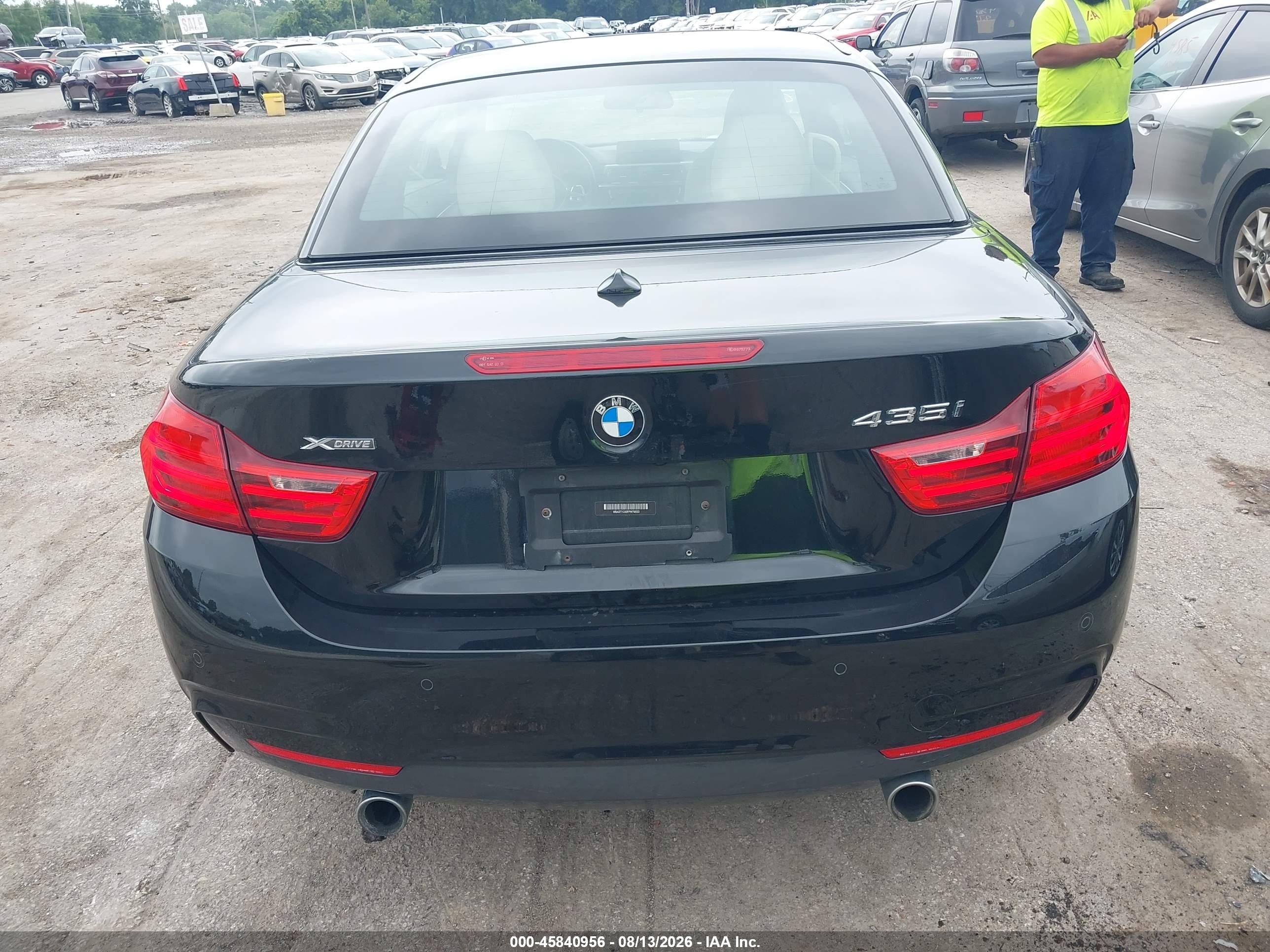 2015 Bmw 435i Xdrive Black vin: WBA3T7C50FPW79933