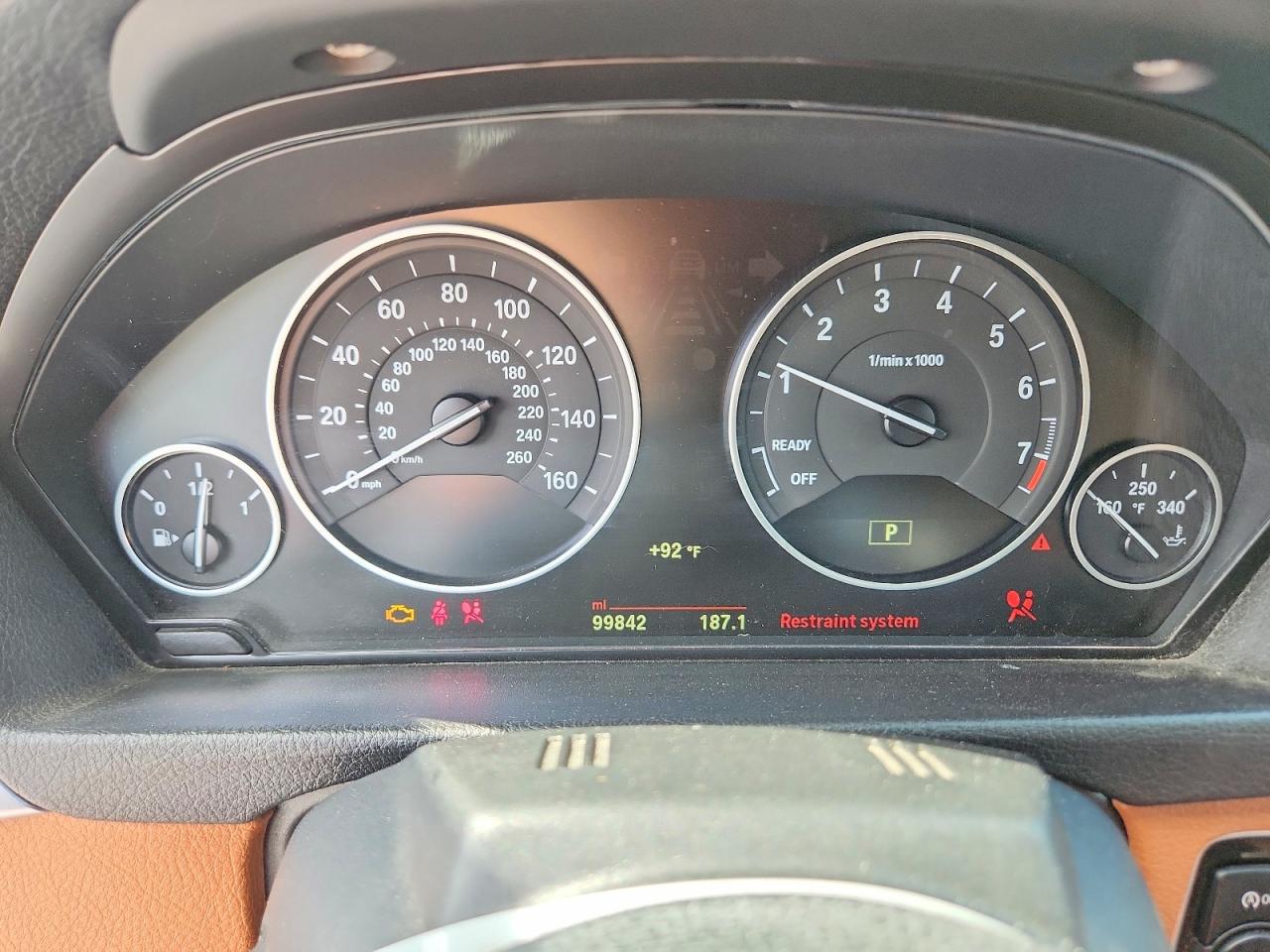 2015 Bmw 435 Xi Brown vin: WBA3T7C51FP942561