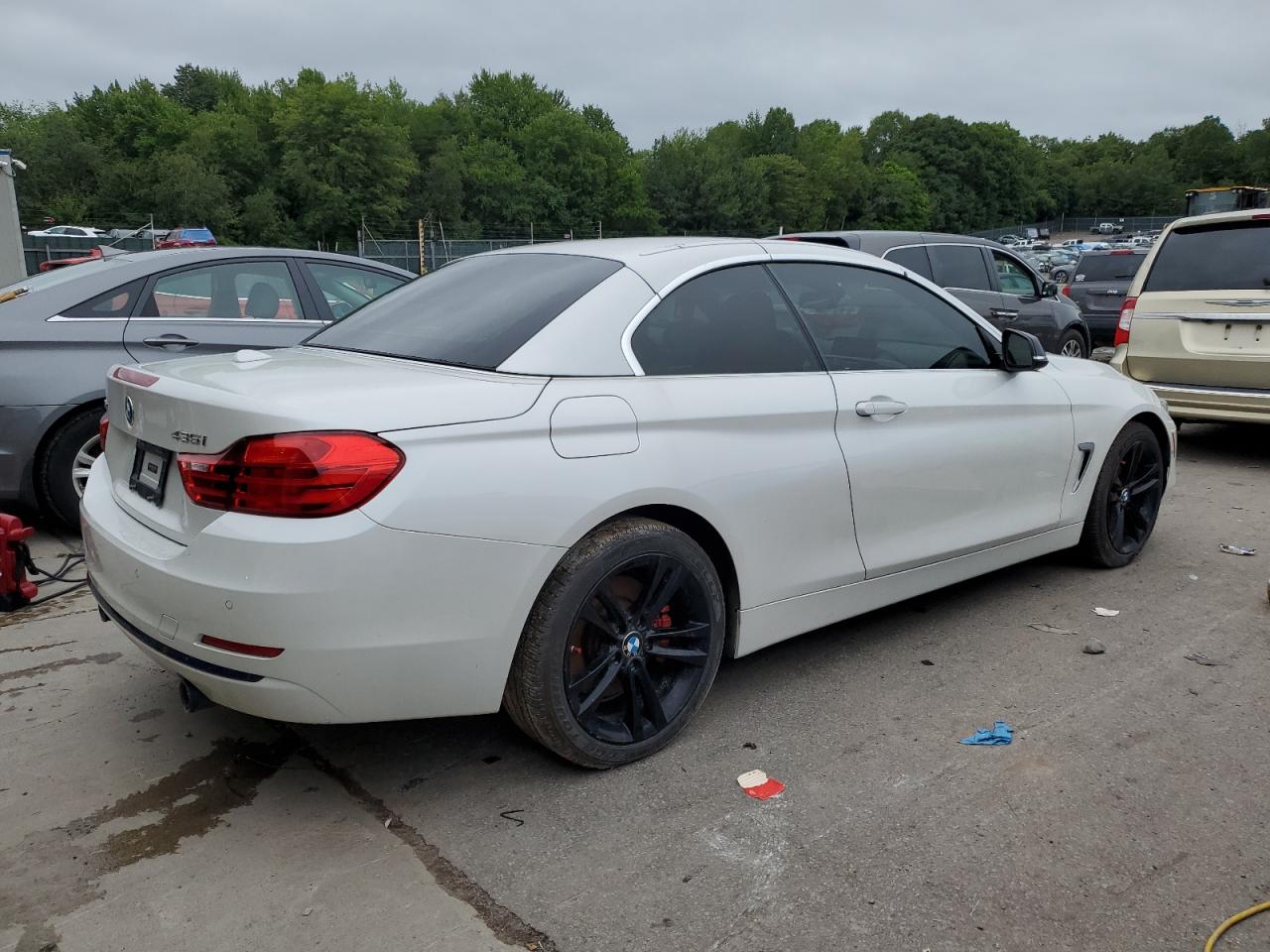 2015 Bmw 435 Xi White vin: WBA3T7C52F5A36580