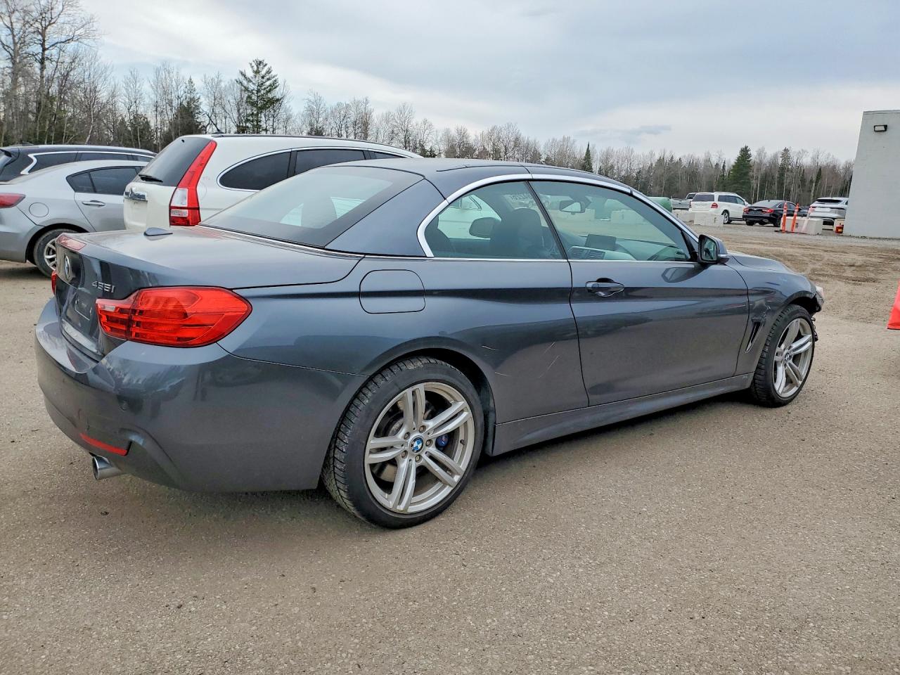2015 Bmw 435 Xi Gray vin: WBA3T7C54FPW79272