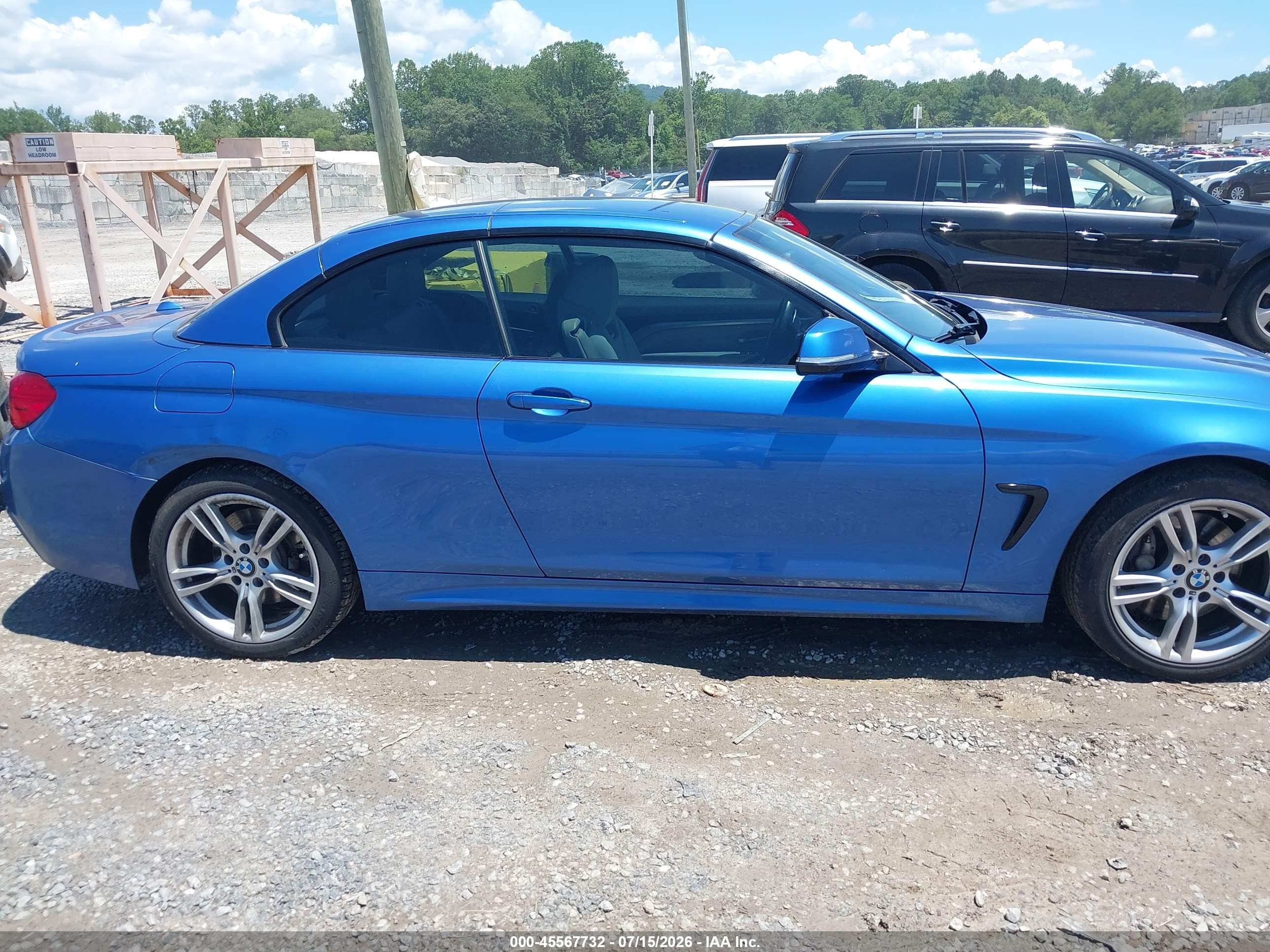 2015 Bmw 435i Xdrive Синий vin: WBA3T7C58F5A36857