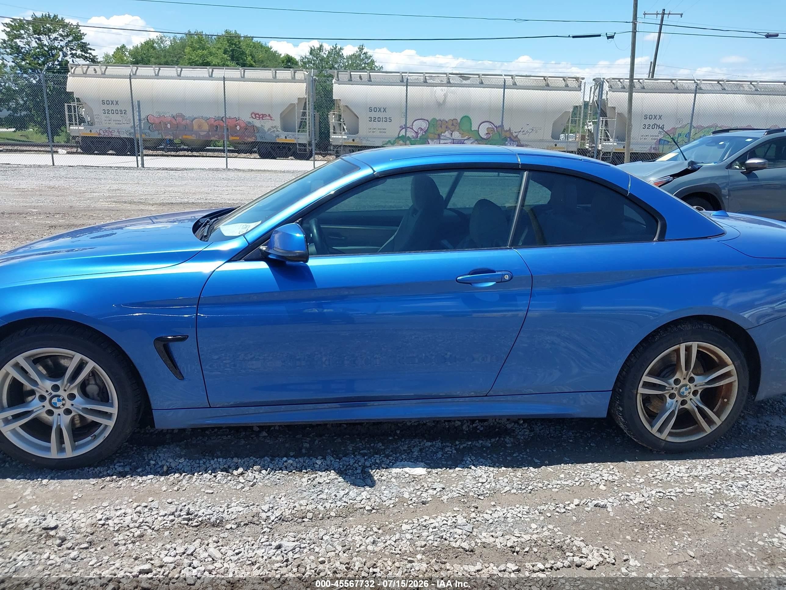 2015 Bmw 435i Xdrive Синий vin: WBA3T7C58F5A36857