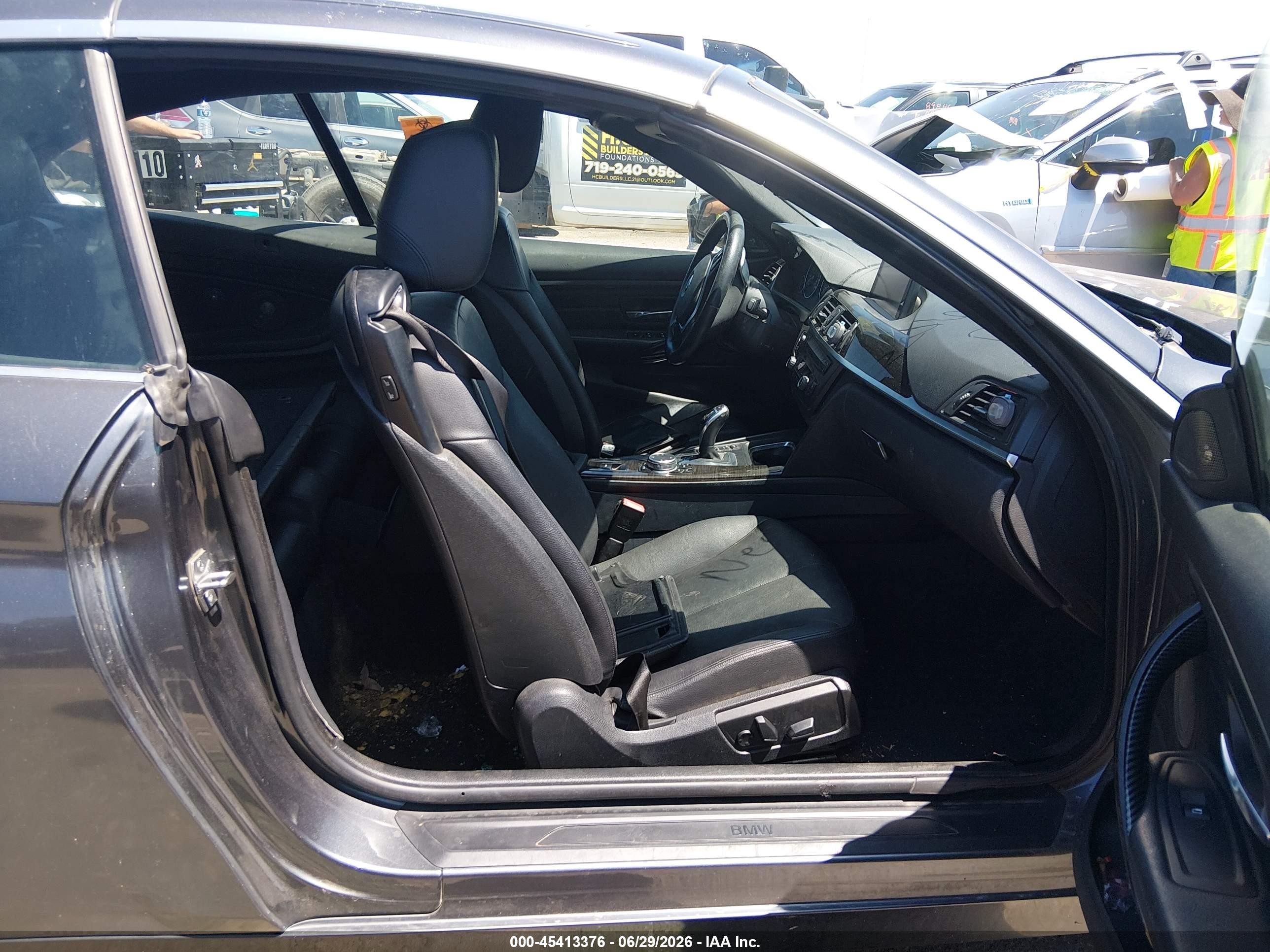 2015 Bmw 435i Xdrive Gray vin: WBA3T7C5XF5A36522