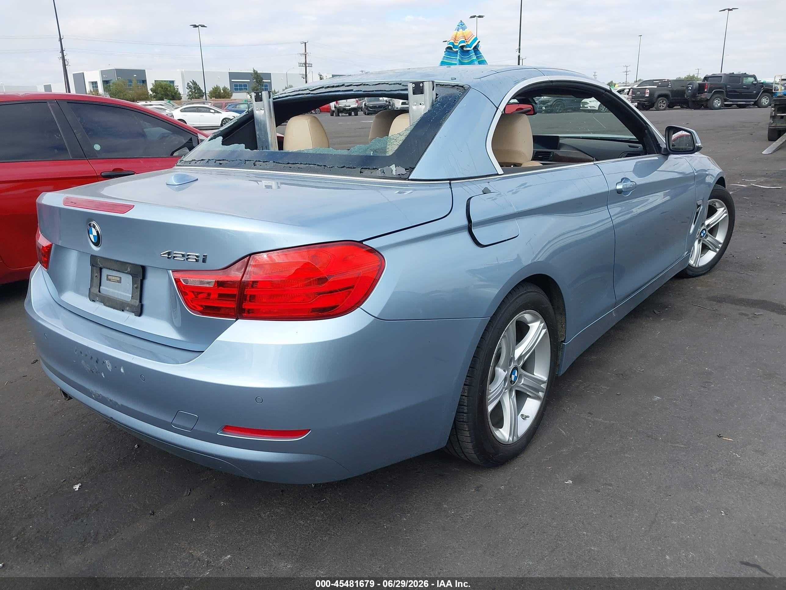 2015 Bmw 428i   Blue vin: WBA3V5C50FP751647