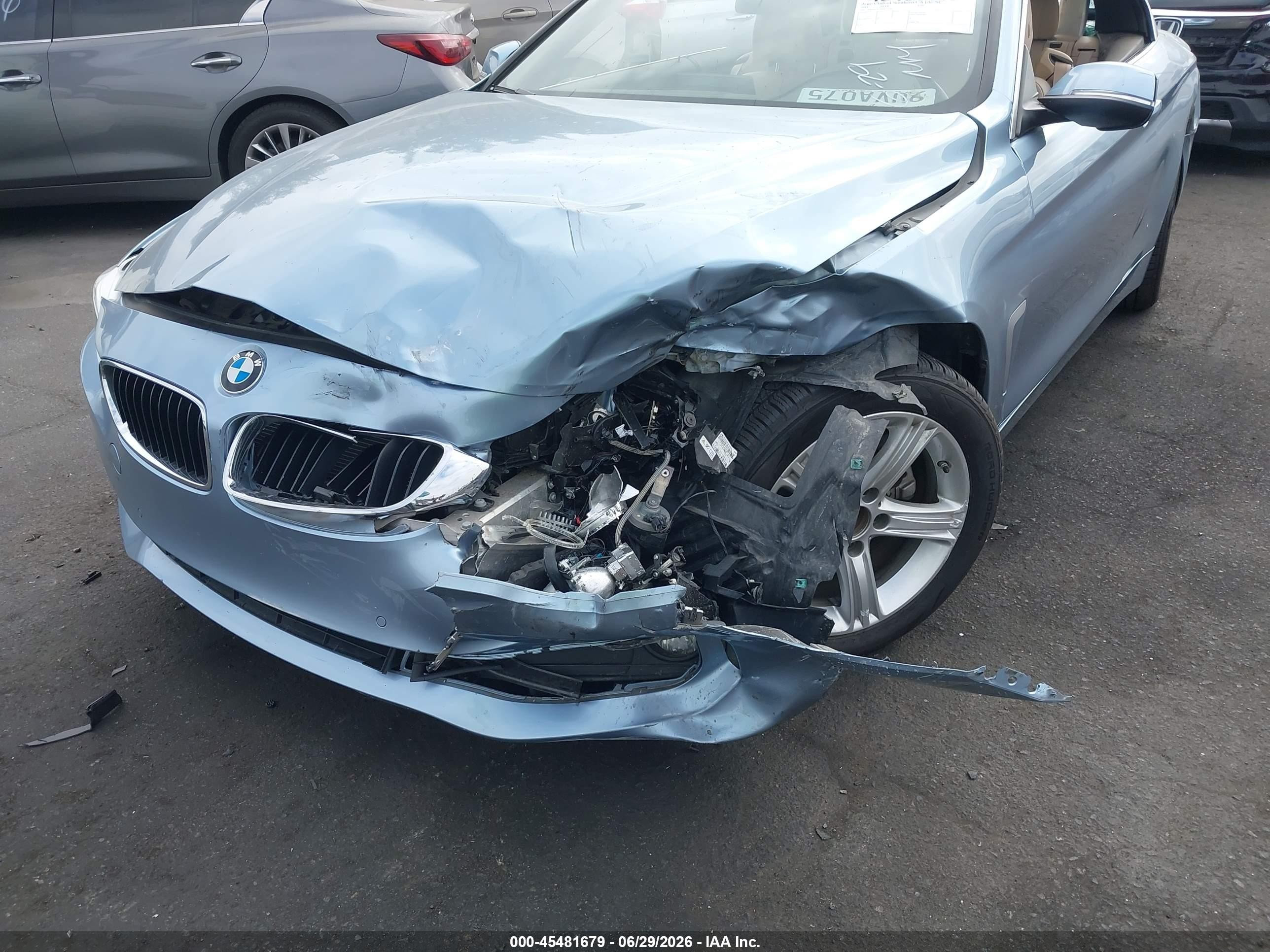 2015 Bmw 428i   Blue vin: WBA3V5C50FP751647
