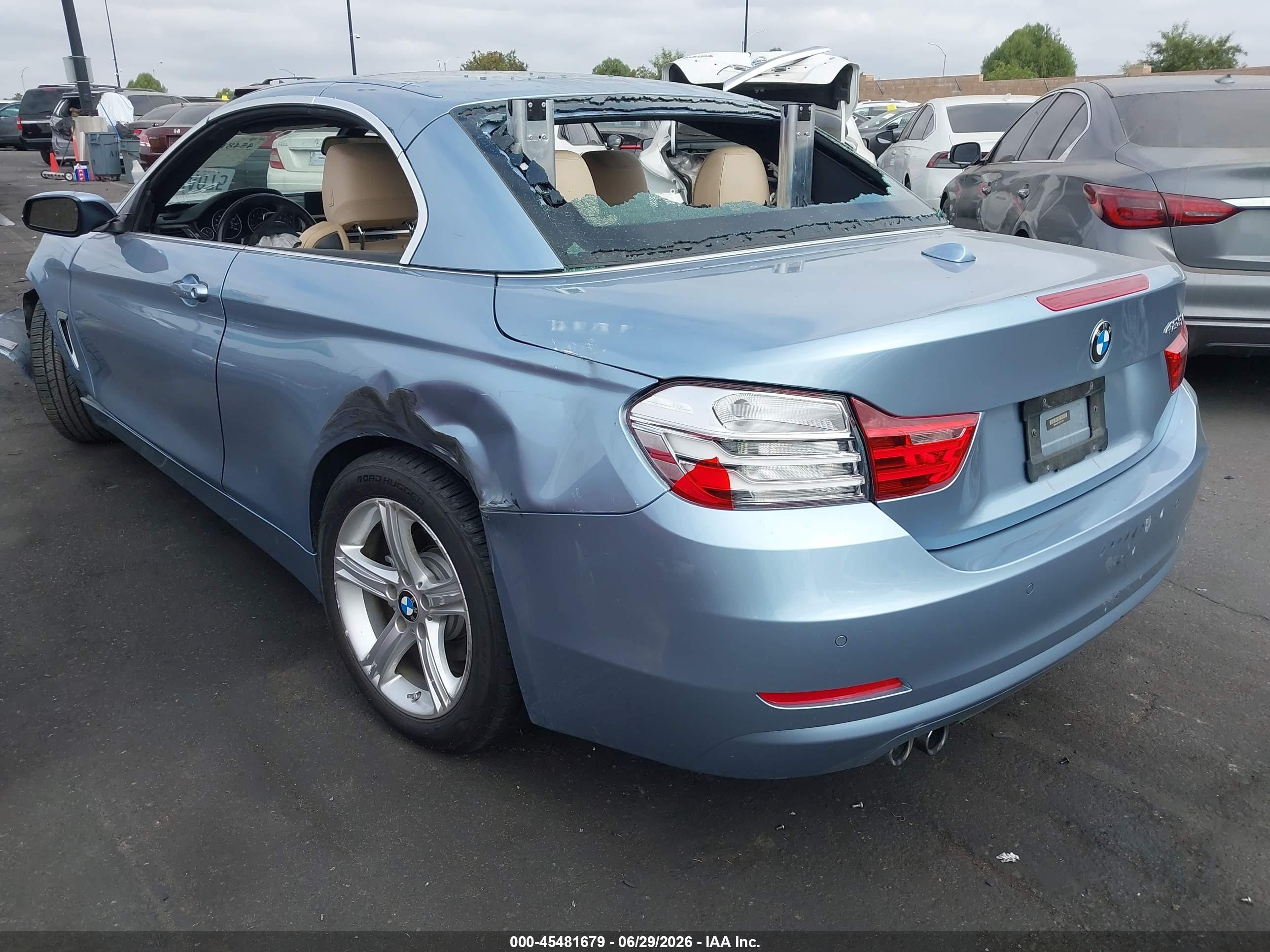2015 Bmw 428i   Blue vin: WBA3V5C50FP751647