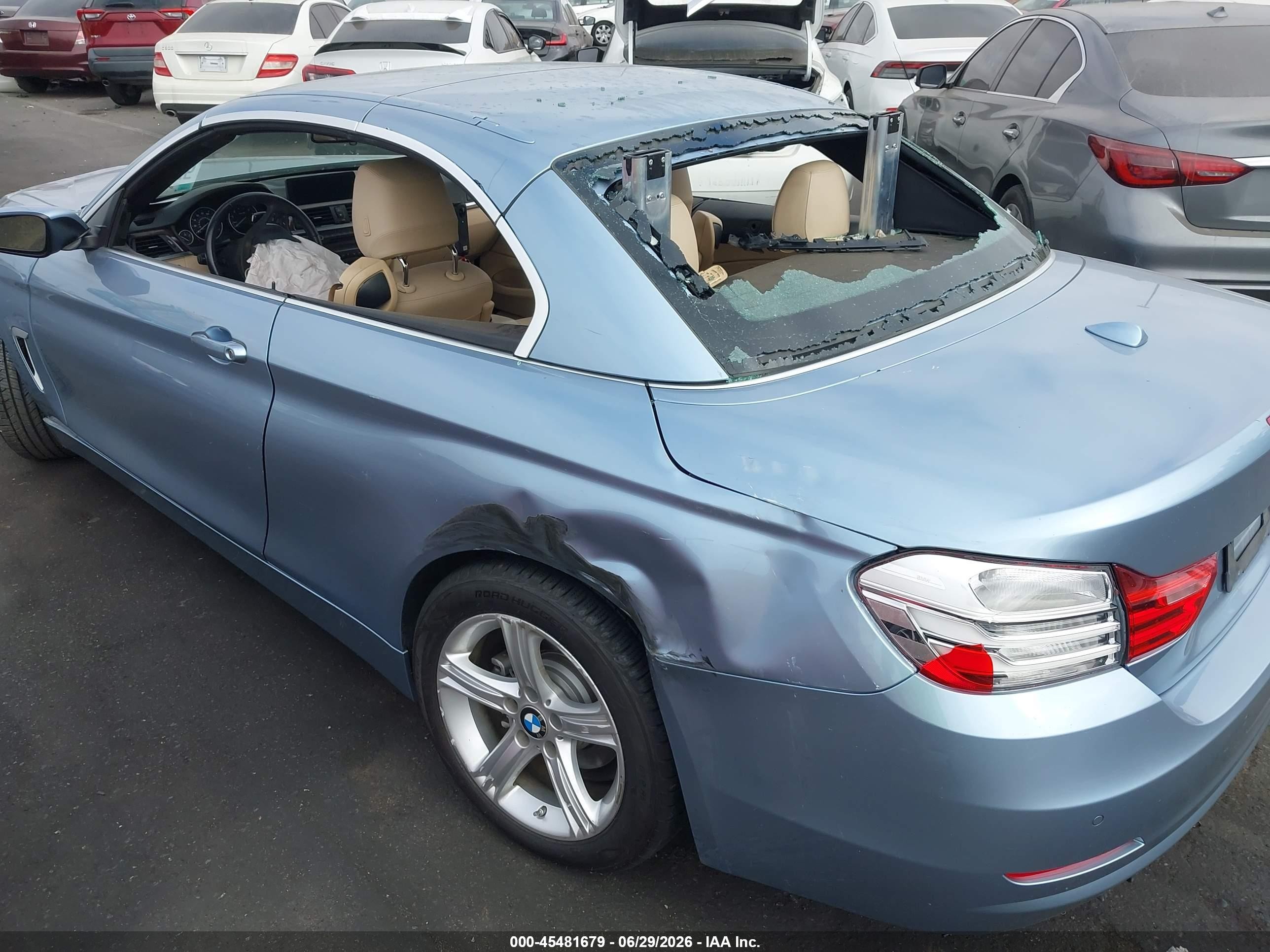 2015 Bmw 428i   Blue vin: WBA3V5C50FP751647