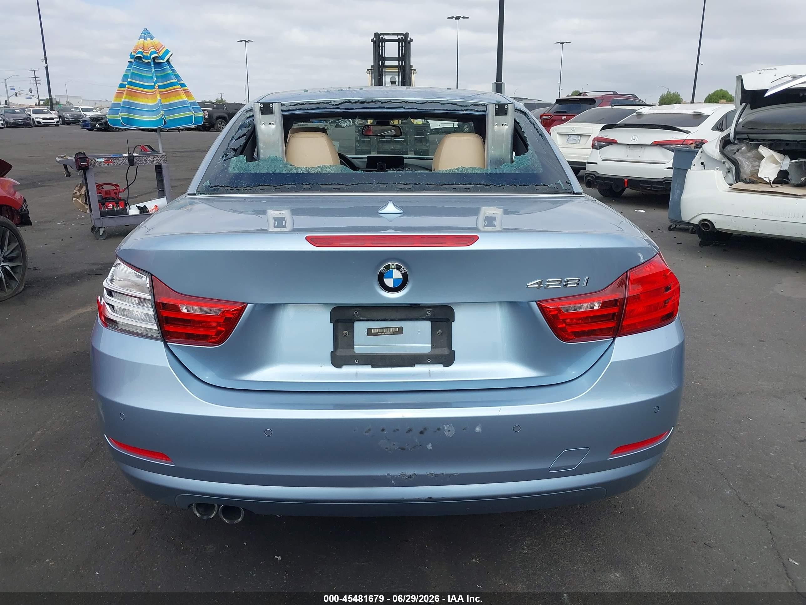2015 Bmw 428i   Blue vin: WBA3V5C50FP751647
